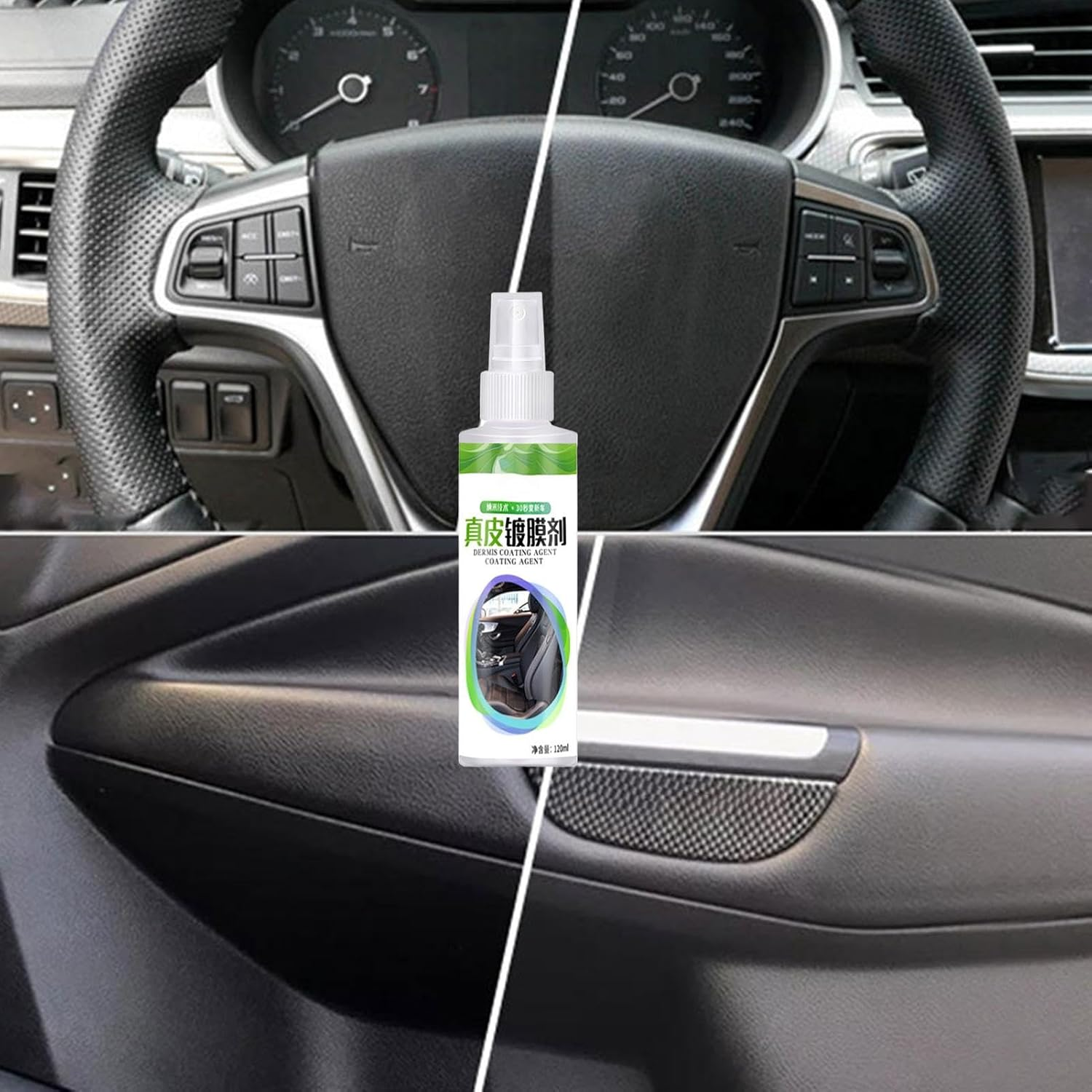 Lisutupode Leather Polish for Car Interior - Car Leather Conditioner Renovation Agent Cleaning Spray | Vehicle Interior Care, 120Ml Automotive Cleaning Supplies, Long-Lasting Protection image number 5