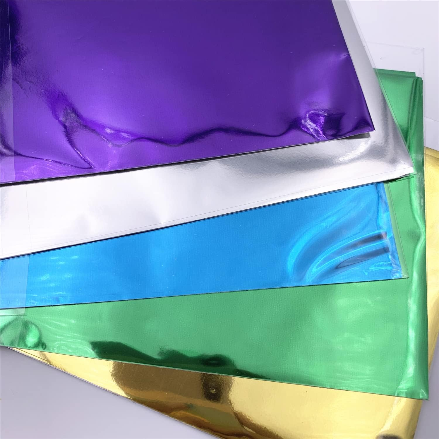 50Pcs Foil Transfer Sheet for Cricut Joy Maker 3 Explore One Cricut Explore Air 2 3 105Mm*160Mm (No Heat Required) image number 6