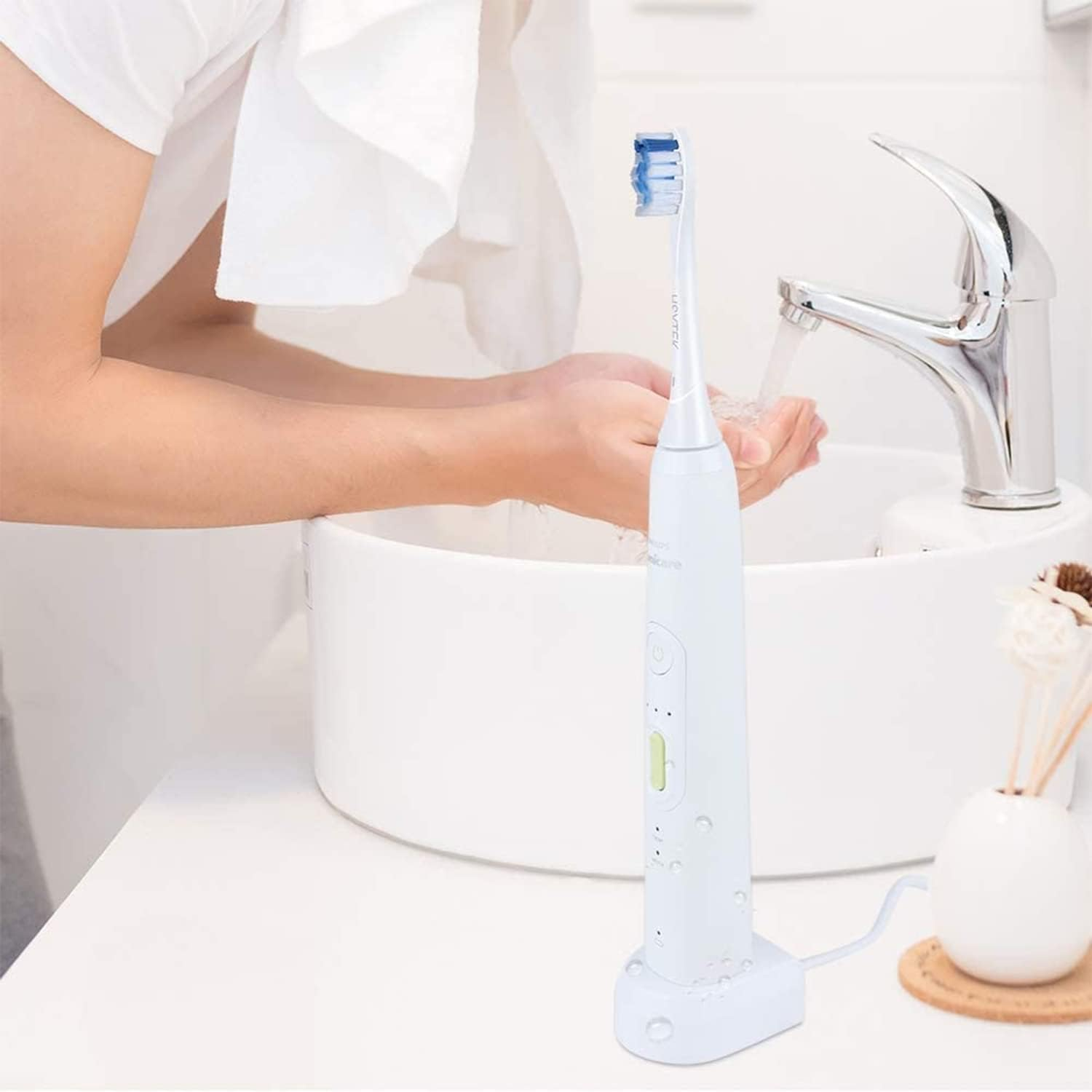 Replacement HX6100 Charger Base for Philips Sonicare Kids/Protective Clean 4100 5100 5300 6100 6500 2100 1100/ Expertclean 7300 Series/ HX6100 HX3000 HX6000 HX8000 HX9000, 110-240V AU Plug