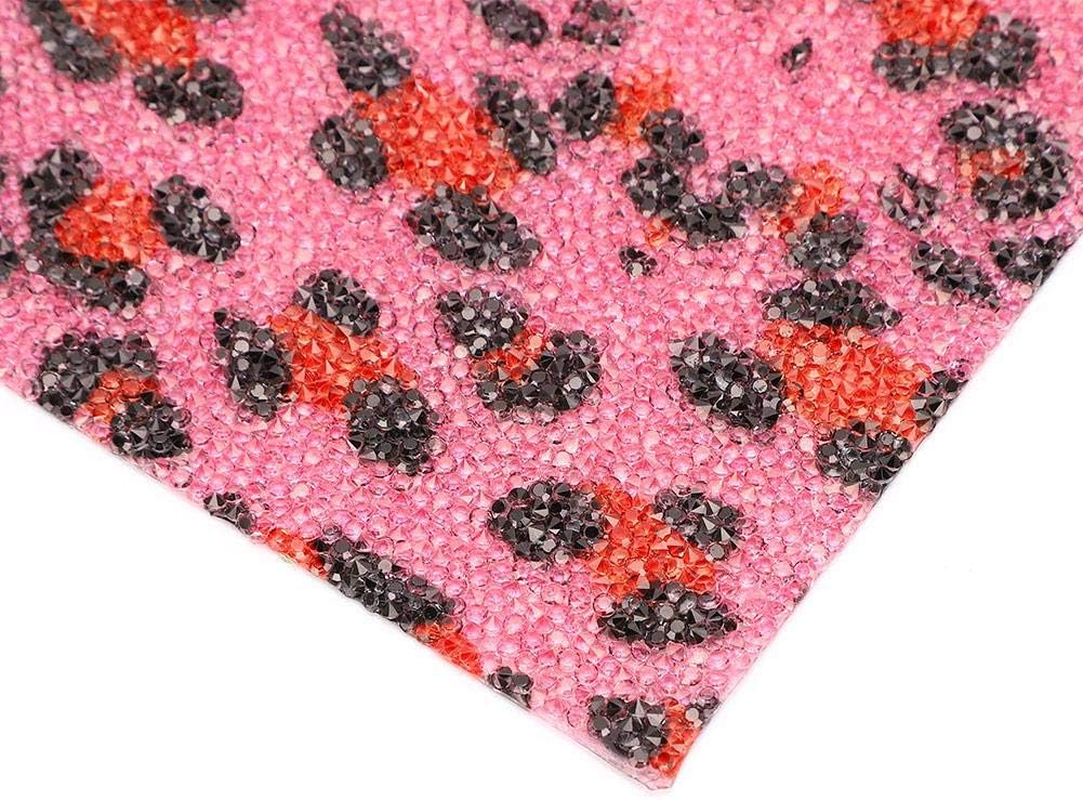 Bright Color Nail Art Table Mat, Material Durable Manicure Hand Holder, Home Beauty Shop Nail Art Salon(07-Pink Leopard Print) image number 4