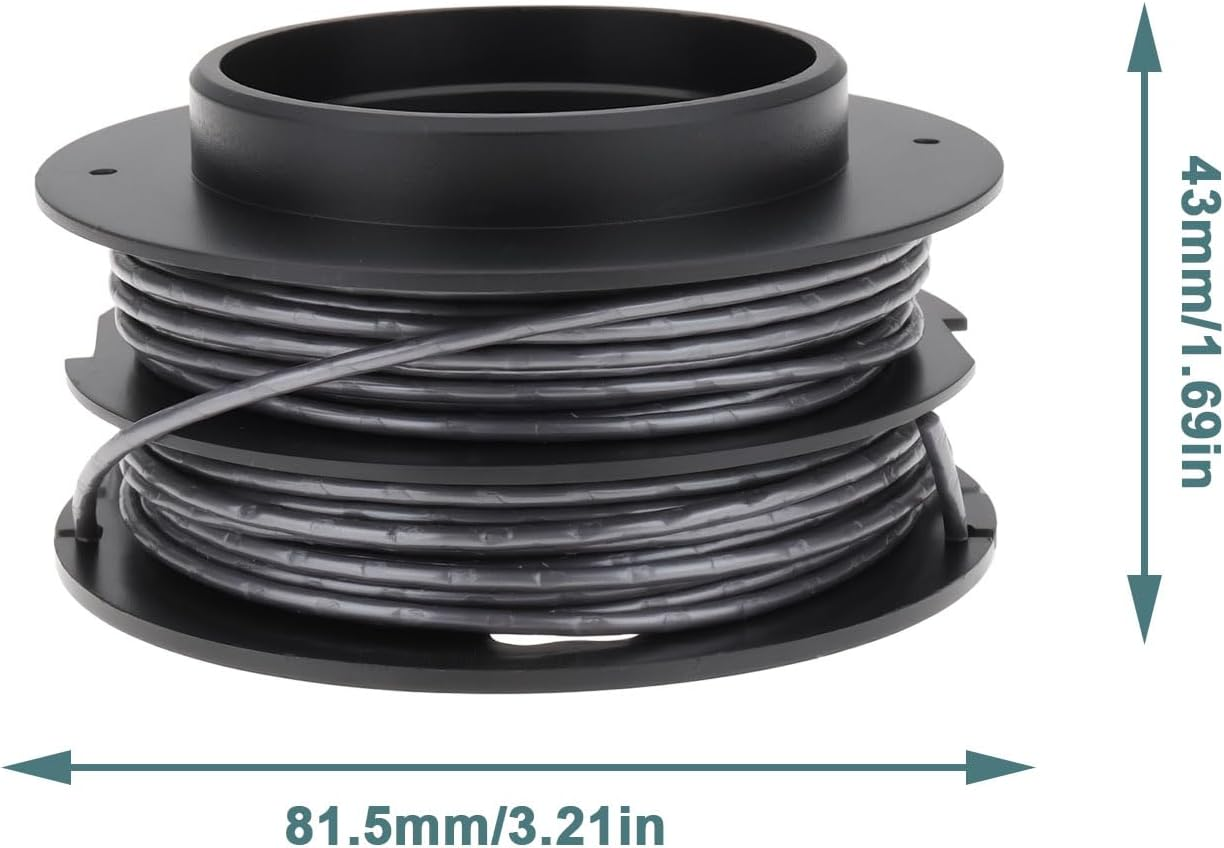 Emsea 2Pcs Lawn Trimmer Double Coil 2930507 SB00L00 Compatible with Greenworks 40V 80V GD40BC GD40BCB GST1246