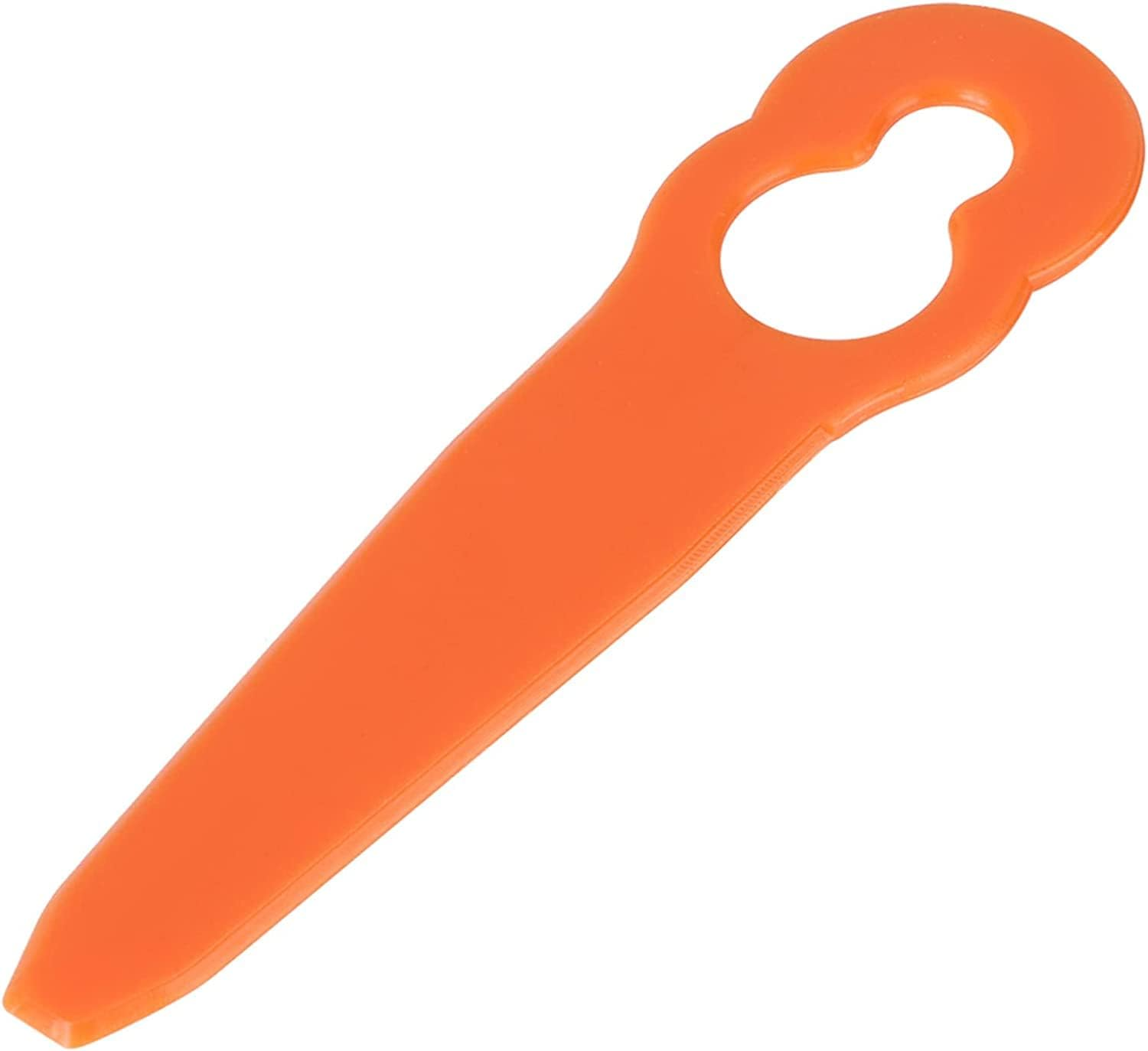 50PCS Plastic Blades Replacement for STIHL Polycut 2-2 FSA 45 FSA 57 FSE 52 / Sun Joe 24V-GT10 Lawnmower Trimmer Grass Cutter Tools Garden Lawn Mower Trimmer Blade Replace# 4008 007 1000 image number 5