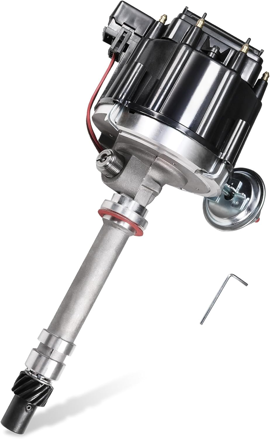 HEI Distributor 6515 65K Coil Replacement for Chevy Corvette Tach Drive 327 350 SBC 1962-1974 Ignition Distributor Black image number 5