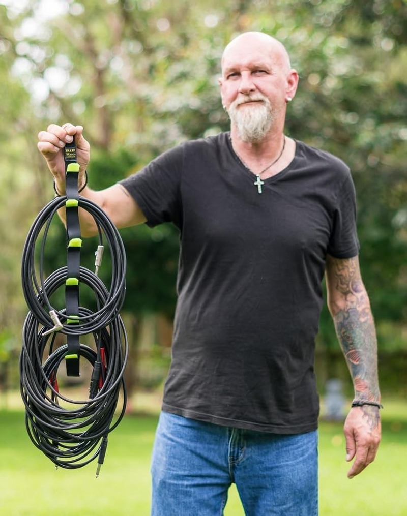 YELLOW MULTI PACK Easy to Use Cable Storage Organiser Strap. Tangle Free Portable Cable Management. Music Electrical Computer. KEEPS ALL TYPES of CABLES SEPARATE ORGANISED TIDY & TANGLE FREE image number 2