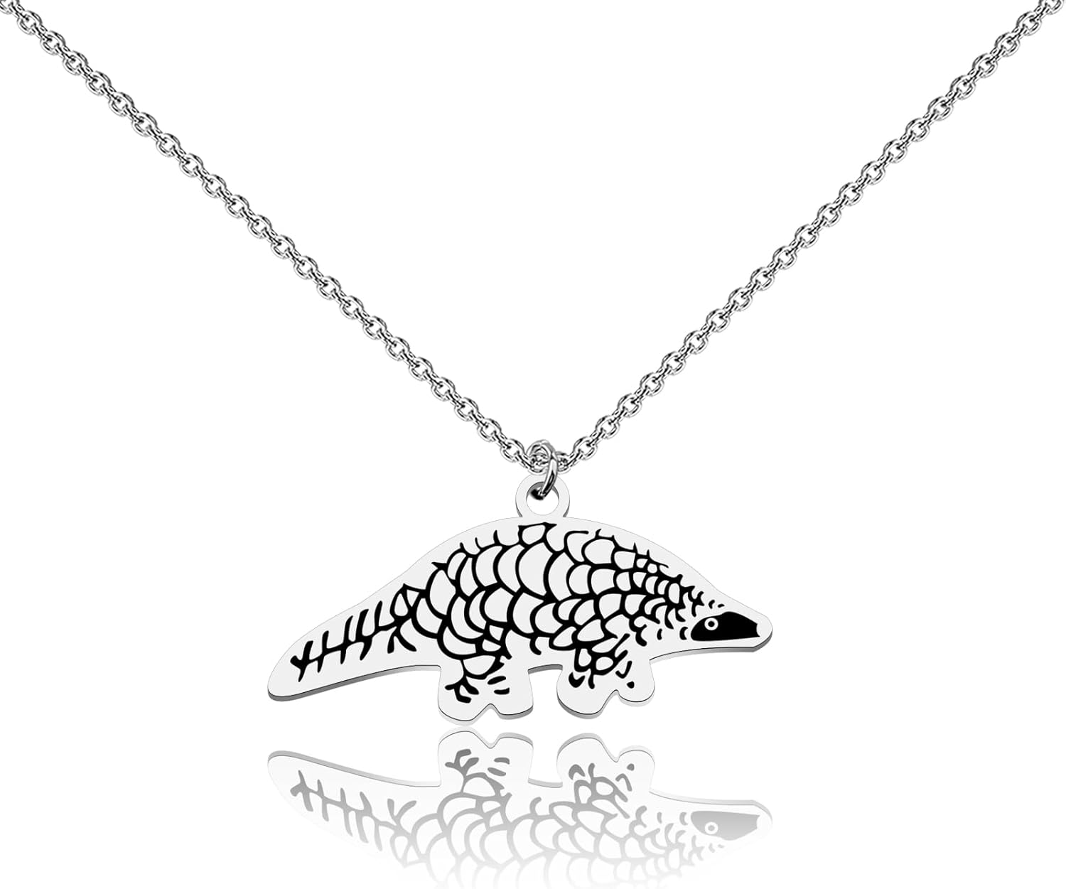 WUSUANED Pangolin Pendant Necklace Pangolin Charm Jewelry Animal Lover Gifts Pangolin Lover Gift image number 1
