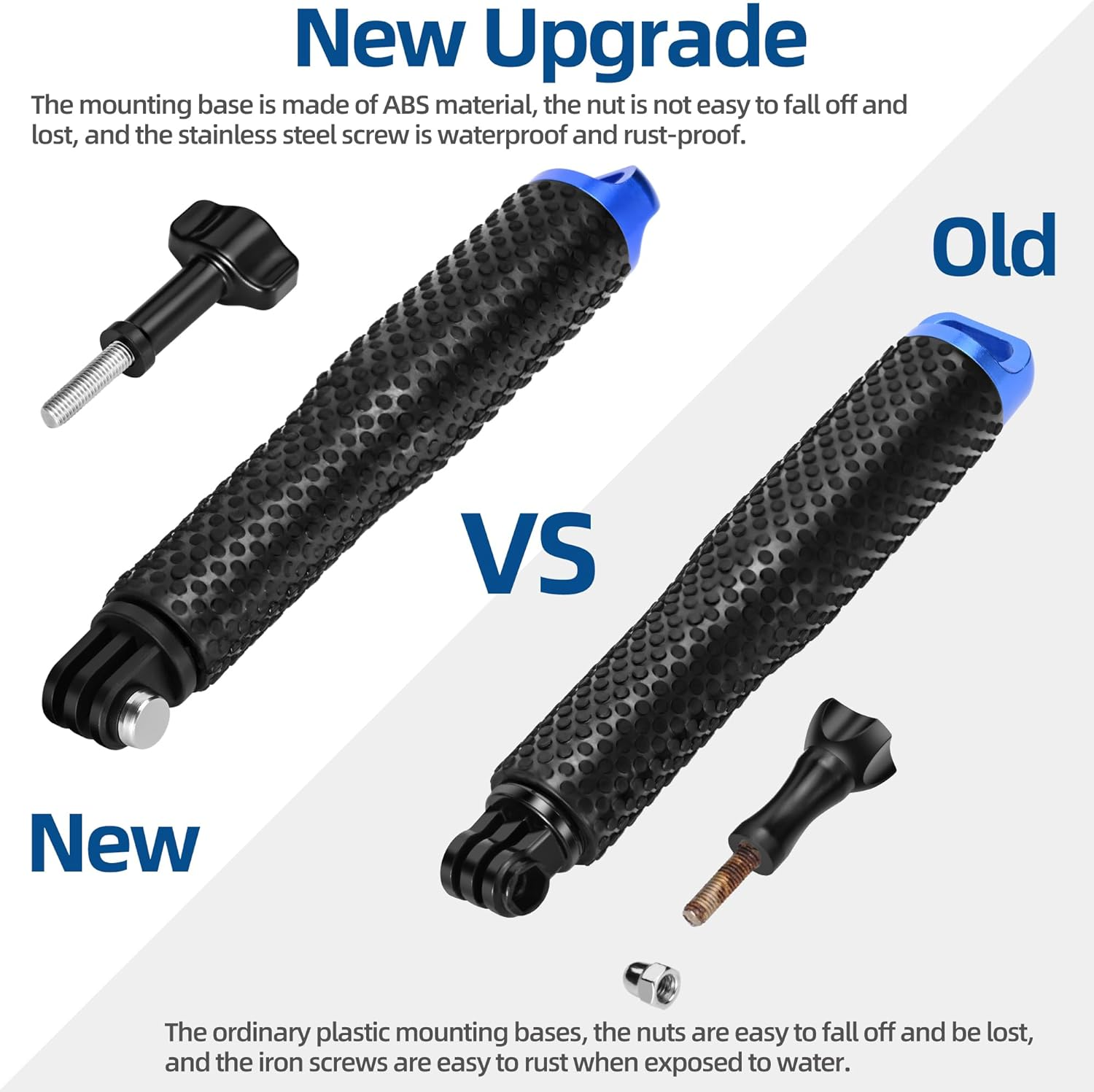 19&rdquo; Waterproof Selfie Stick for Gopro, Portable Extension Monopod Pole for Gopro Hero 13/12/11/10/9/8/7/Max, DJI Osmo Action 5 Pro/4, Insta360 Ace Pro, Akaso Action Camera image number 6