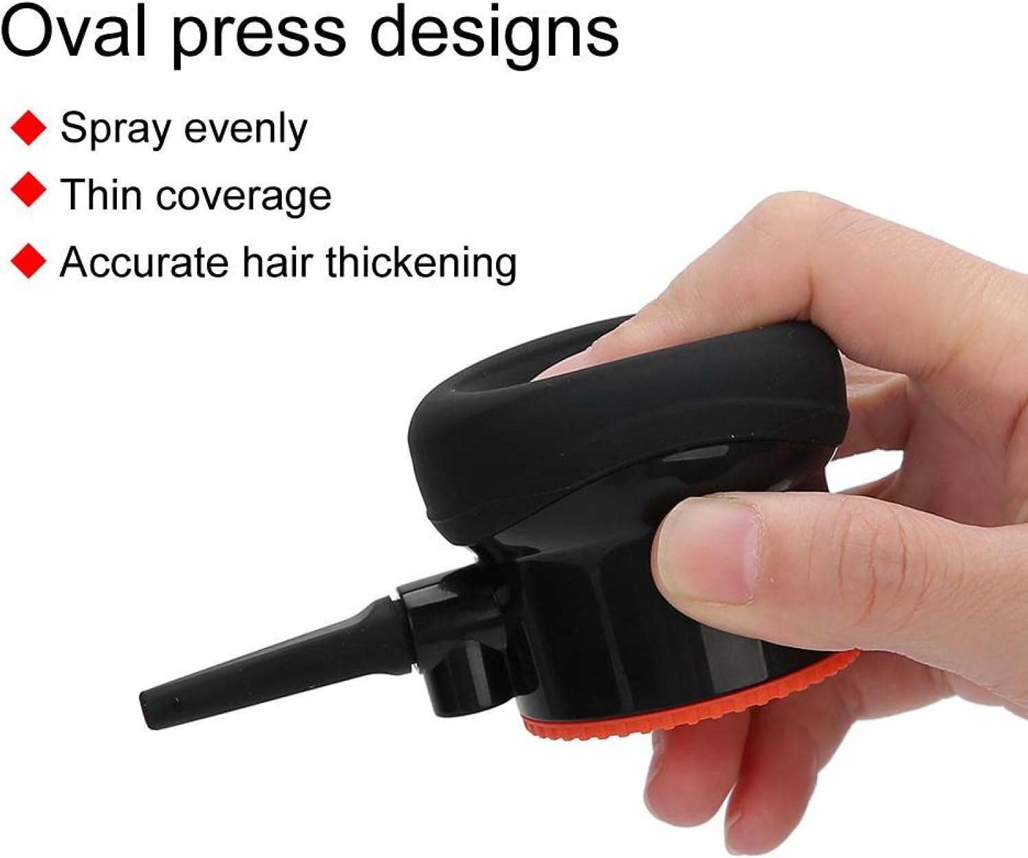 Hair Fiber Applicator, Professional Hair Building Fiber Spray Applicator Hair Powder Application Nozzle Hair Thickening Tools image number 5