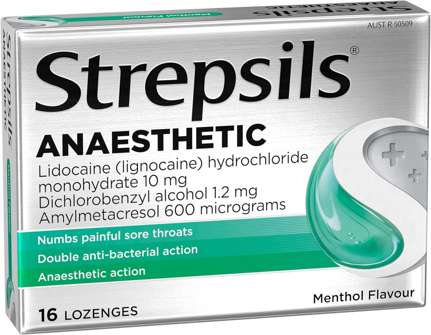 Strepsils plus Anaesthetic Sore Throat Numbing Pain Relief Lozenges (16 Pack) (8049626) image number 4