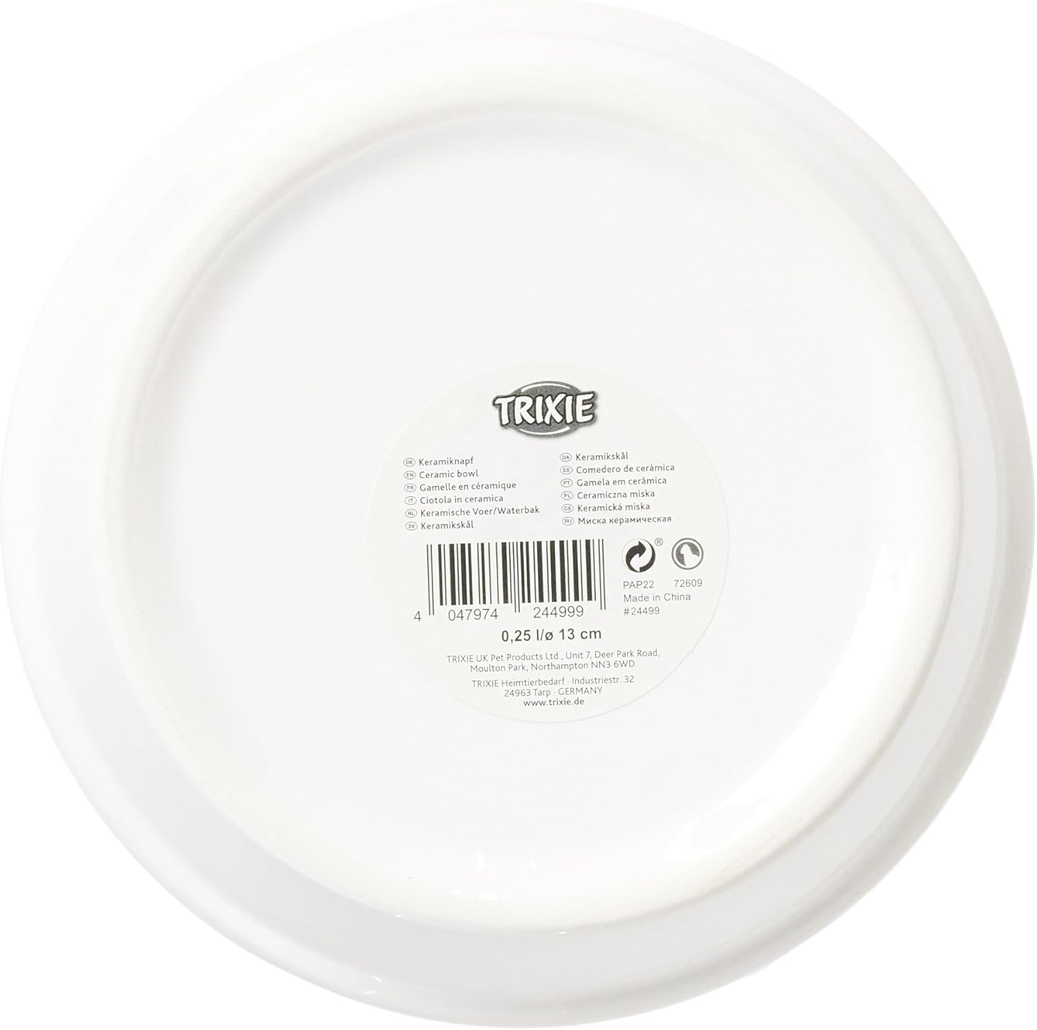 Trixie Ceramic Bowl for Cats, 0.25 Litre image number 4