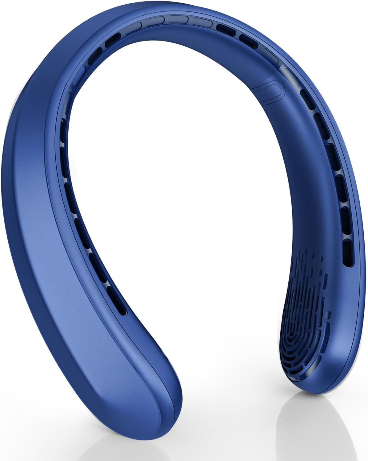 Neck Fan, Portable Fan around Neck, 4000Mah Battery Operated Wearable Personal Fan with USB Rechargeable, 3 Wind Speed, Fast Cooling, Ultra Quiet, Bladeless,Headphone Design for Travel, Men Women