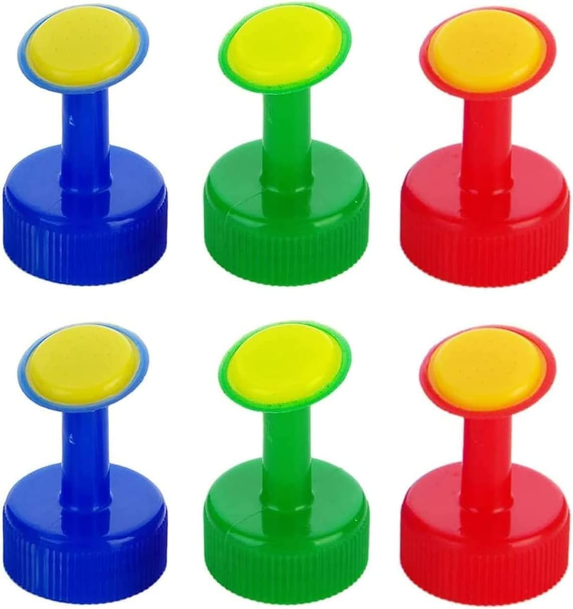 6Pcs Bottle Top Waterers Plastic Plant Waterers Sprinkler Plant Watering Seed Seedling Irrigation for 30Mm Drinking Bottles Seed Seedling Garden Irrigation Watering Cans (Random Color) image number 5