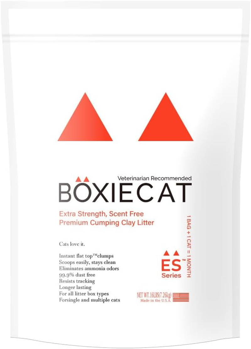 OFT Blue Boxy Cat Litter, 15.7 Lbs (7.2 Kg), Hardening, Bentonite, Unscented, Colorless, Natural Antibacterial Sand, Prevents Odor, Dust Resistant, Recommended by Veterinarians