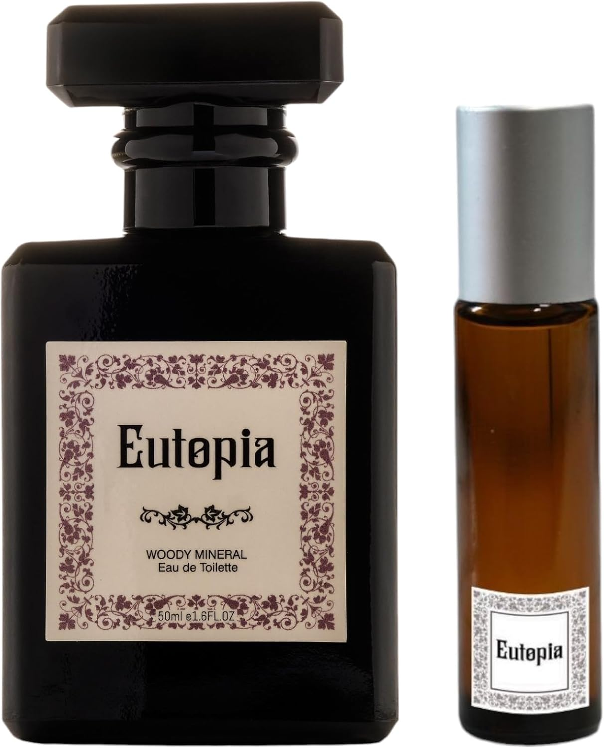 Eutopia Perfumes | Woody Mineral Set 50Ml Perfume + 10Ml Perfume Oil| Inspired by HE Terre-D'Hermes | Perfume for Men