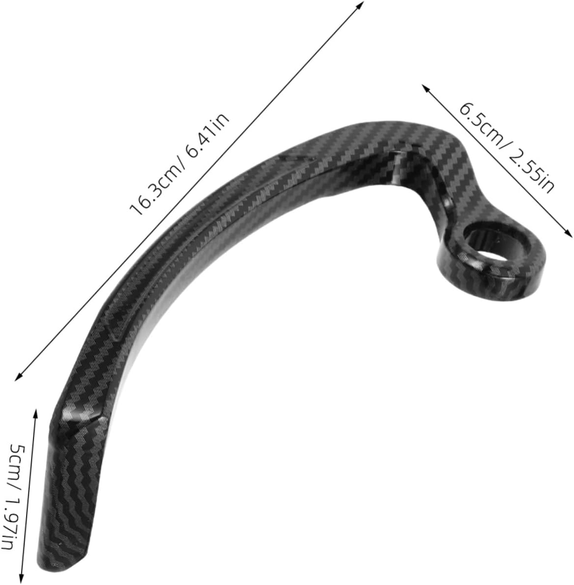 1 Pair Motorcycle Brake Lever Protector Universal Handlebar Hand Guard Grip for Motorbike Dirt Bike ATV Scooter Hand Protection Black image number 4