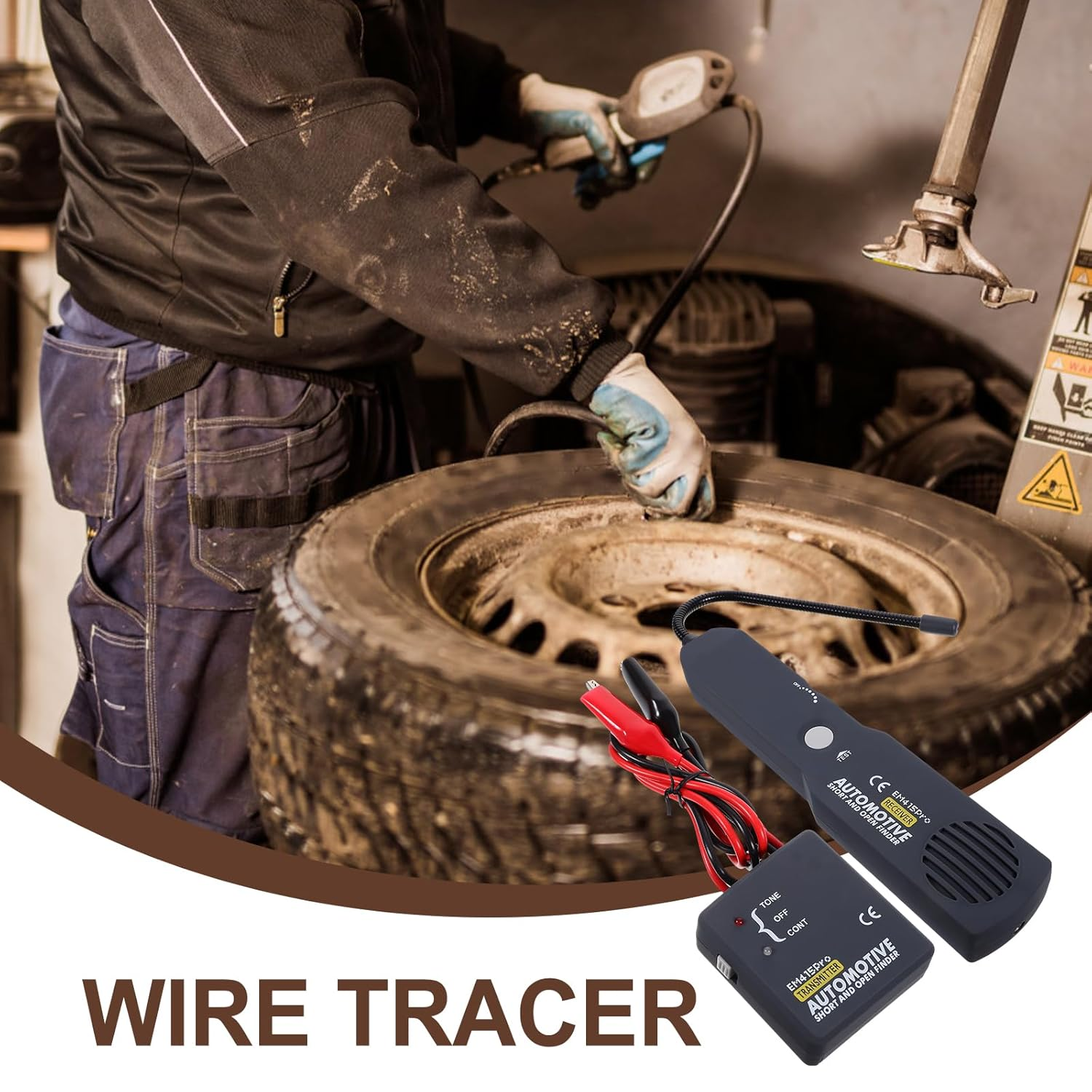 Gatuida Short Circuit Detector and Open Circuit Tester for Automotive Wire Tracing Electrical Probe Tool for Cable Tracking and Repair image number 5