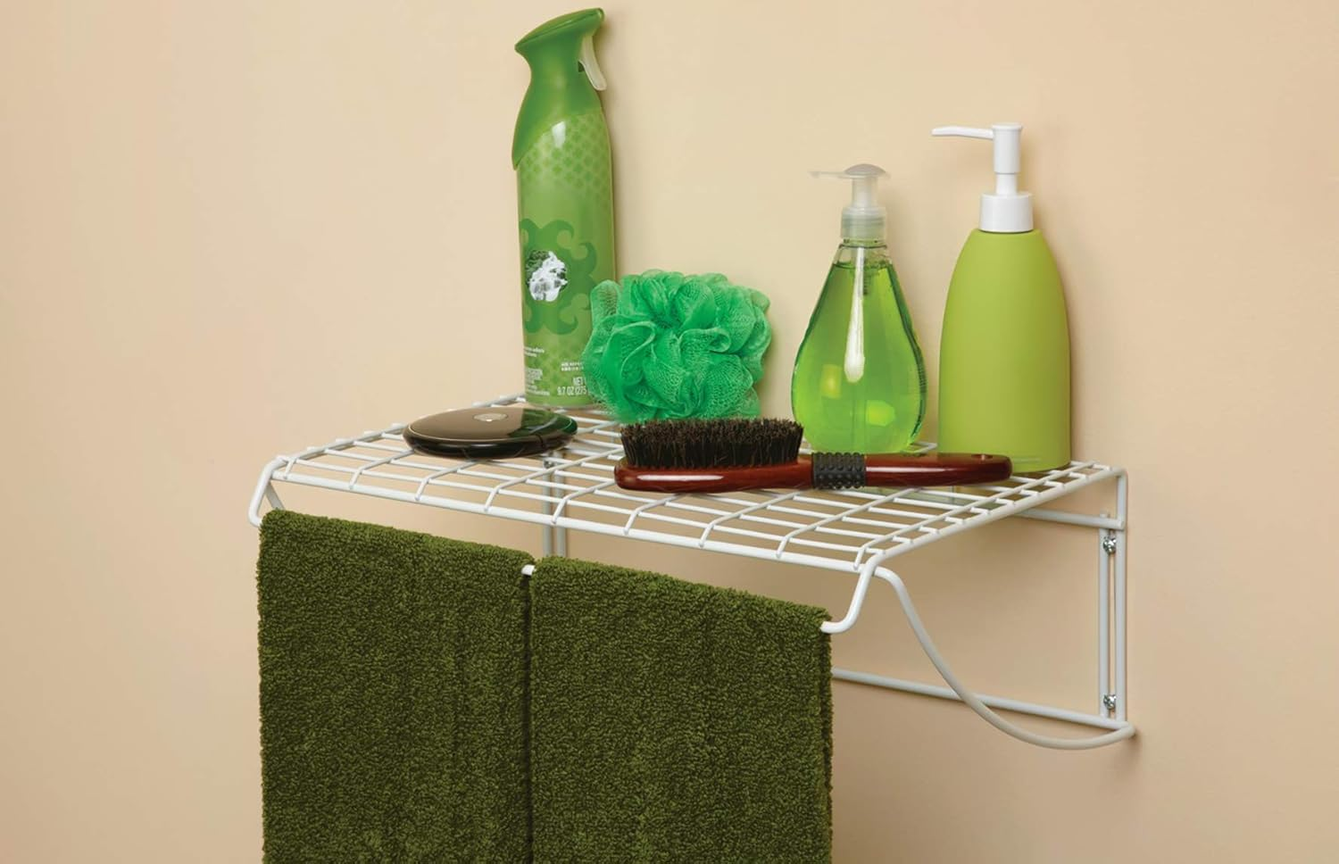 Closetmaid 8278 18-Inch Wide Laundry Utility Hanger Shelf image number 1