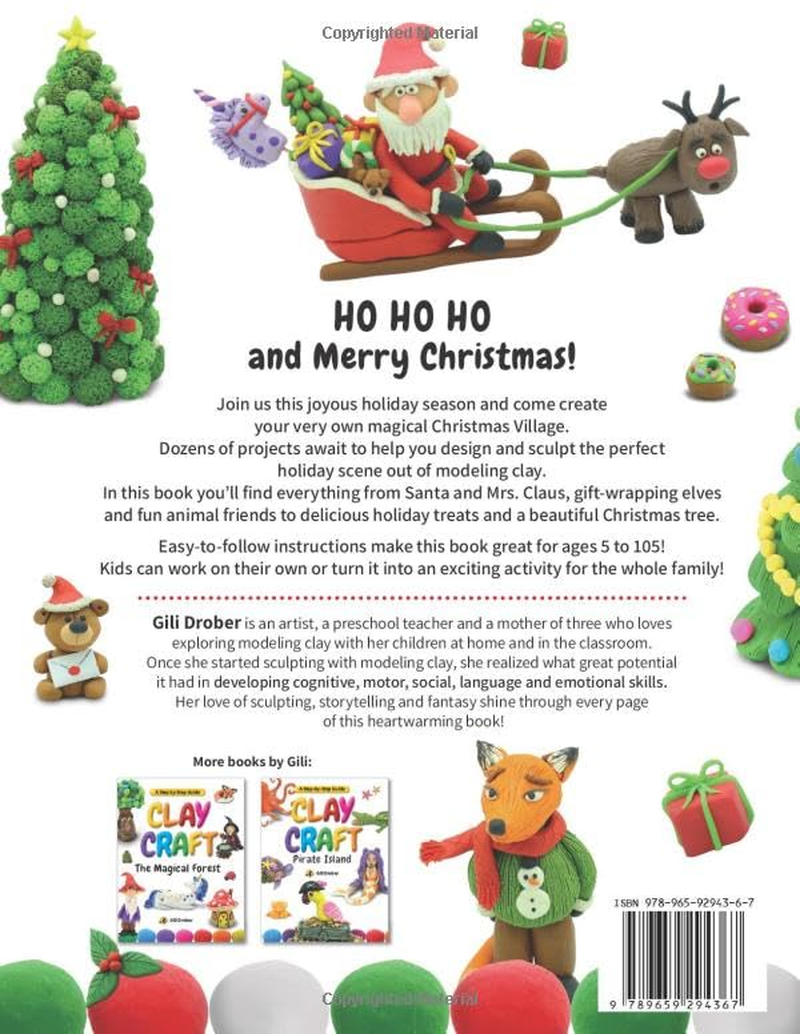 Clay Craft: Christmas Village: a Kid&rsquo;S Step-By-Step Guide to Creating Their Own Christmas Village Using Modeling Clay, for Children Ages 6-13 image number 1