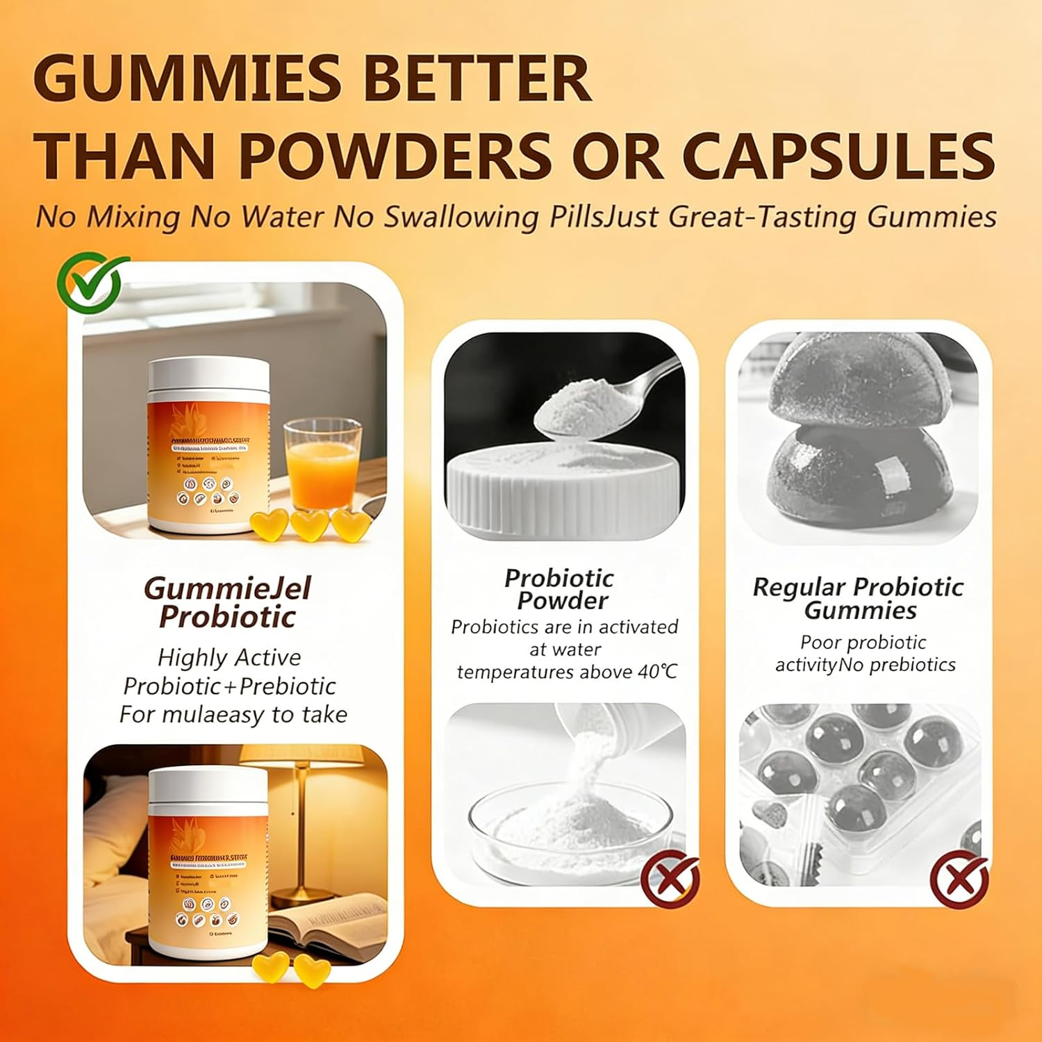 Women'S Probiotic Gummies for Vaginal Health,Ph Balance & Freshness, Berry Flavor, 60 Count,2Pcs