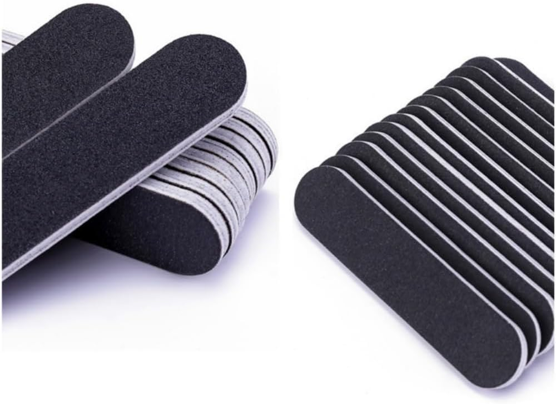 Nail Files - 20 PCS 100/180 Grits Nail File and Buffers, Mini Nail File Double Sided Emery Boards Manicure Nail Tools for Natural and Acrylic Nails image number 3