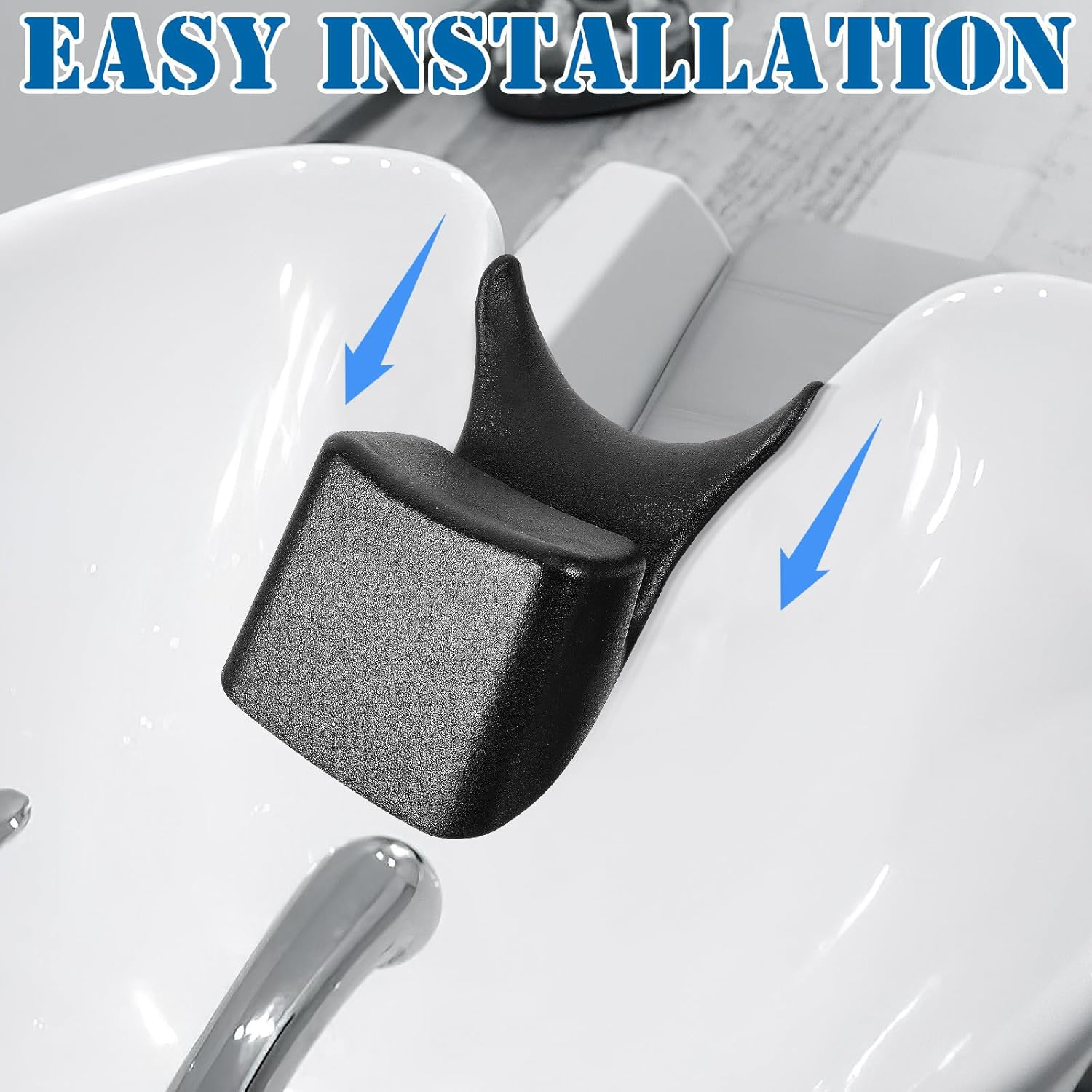 HAKIDZEL Salon Neck Rest Pillow Made of Sturdy Pu Material Reusable Hair Washing Cushion for Beauty Beds and Barber Shops Comfortable Neck Support image number 6