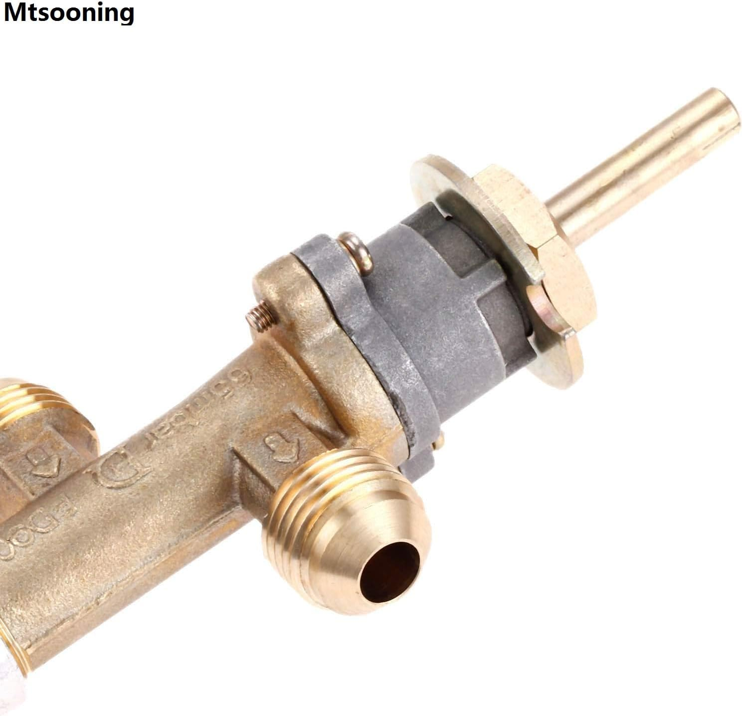 Mtsooning Low Pressure LPG Propane Gas Fireplace Fire Pit Flame Failure Safety Control Valve Kit, Propane Fire with 3/8" Flare Inlet & Outlet, Fits for Gas Grill, Heater, Fire Pit image number 5