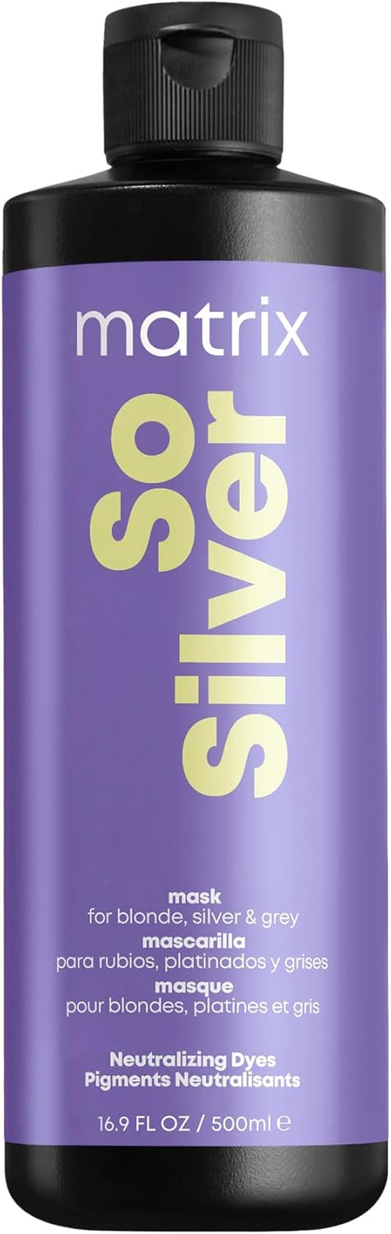 Matrix so Silver Toning Purple Hair Mask | Deep Conditioning | Repairs Damaged Blonde & Silver Hair |Neutralizes Yellow Tones | for Color Treated or Bleached Hair | Packaging May Vary image number 4