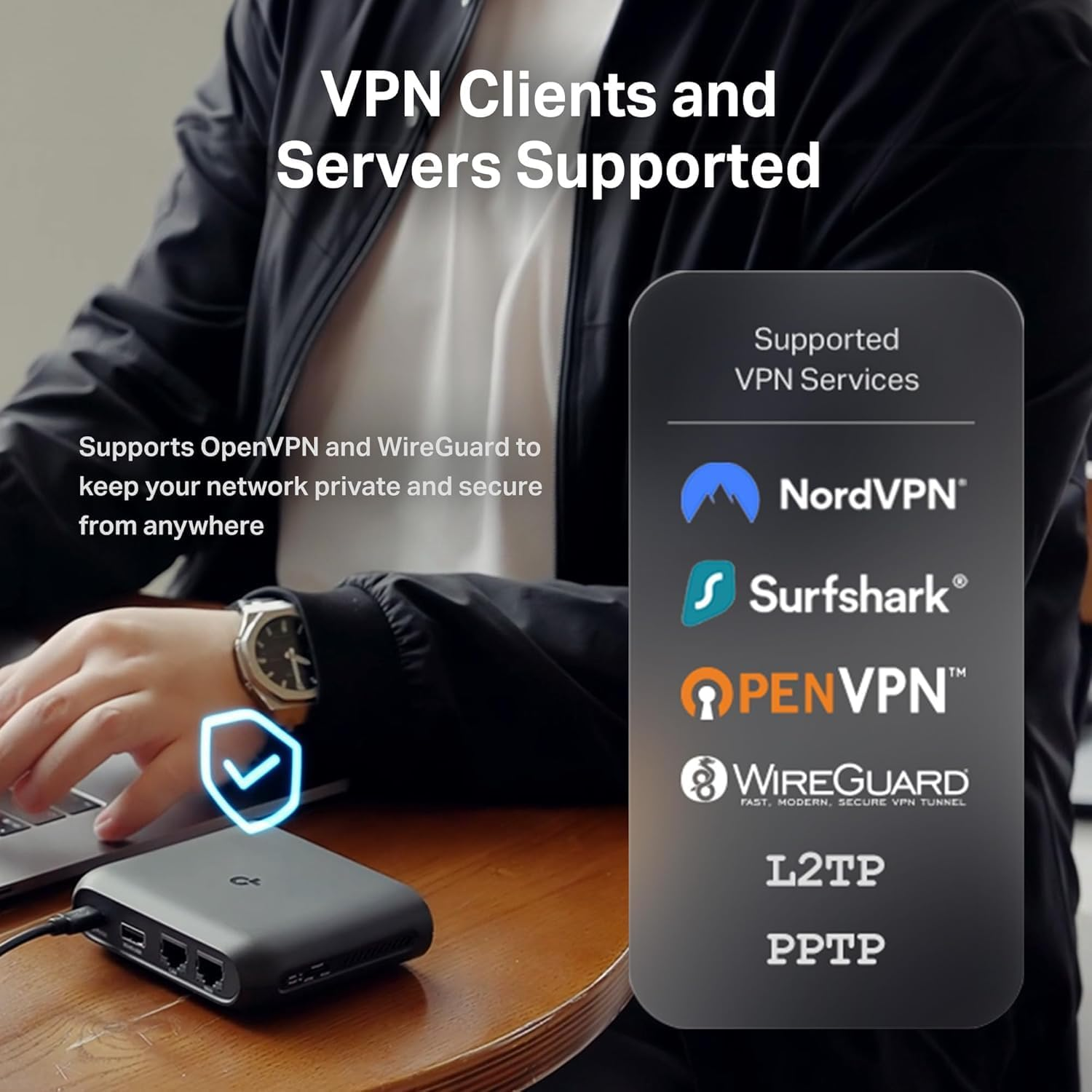 Tp-Link Dual-Band Wi-Fi 6 AX3000 Travel Router TL-WR3002X | Multi-Gig Portable | Openvpn, Wireguard | Easy Public Wifi Sharing | Hotel/Cruise/Travel Approved | Phone Wifi Tether | USB 3.0 | Multi-Mode image number 6