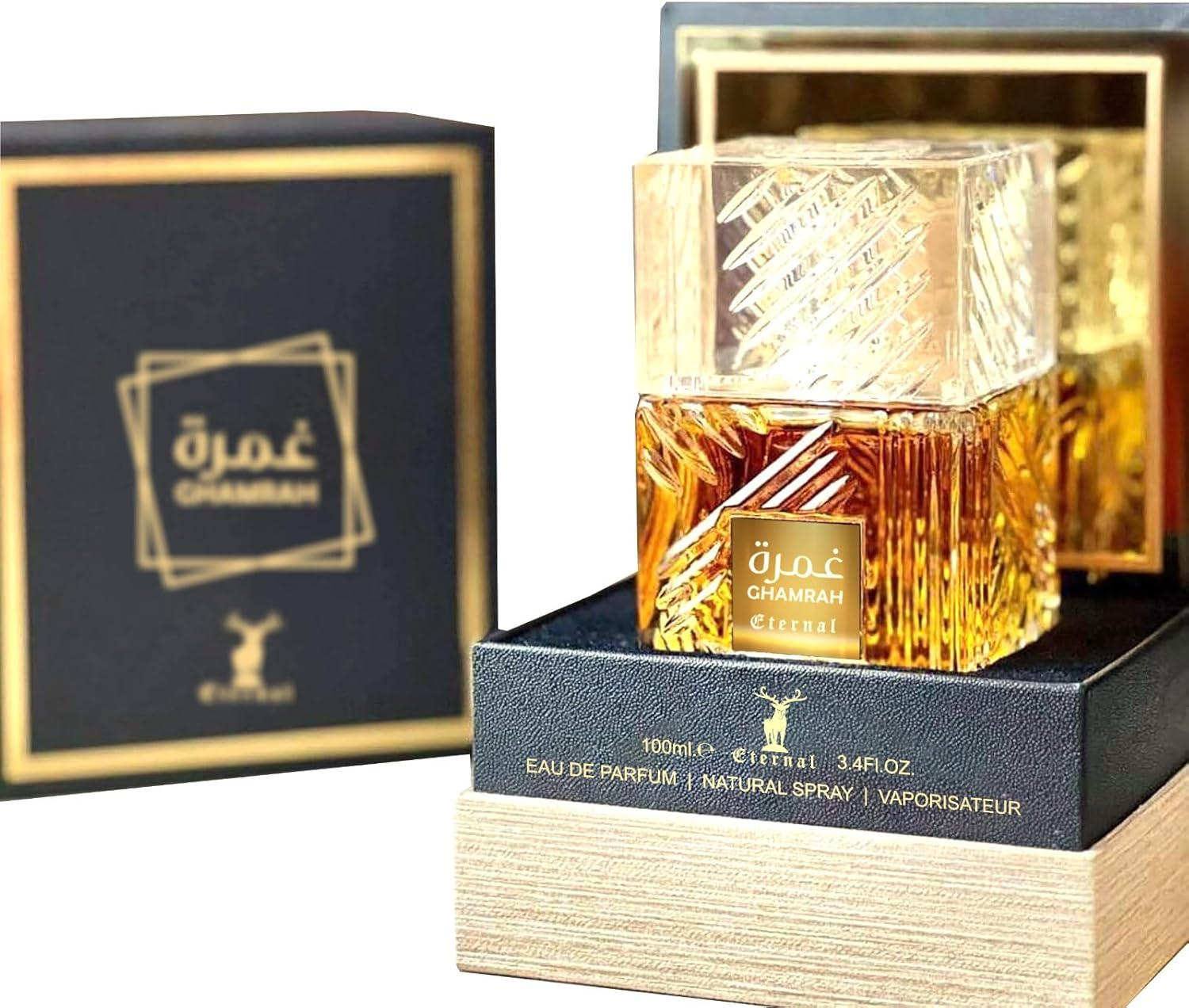 Eternal Collection - Ghamrah by Khalis for Men - 3.4 Oz EDP Spray image number 5