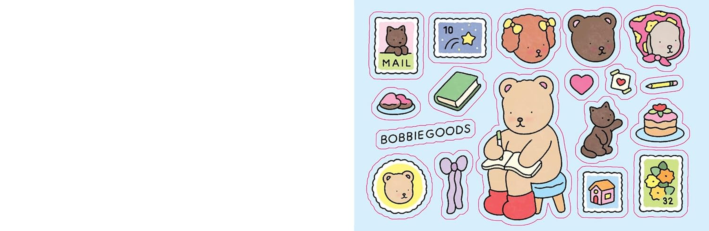 Bobbie Goods Postcard Coloring Book: 20 Postcards image number 2