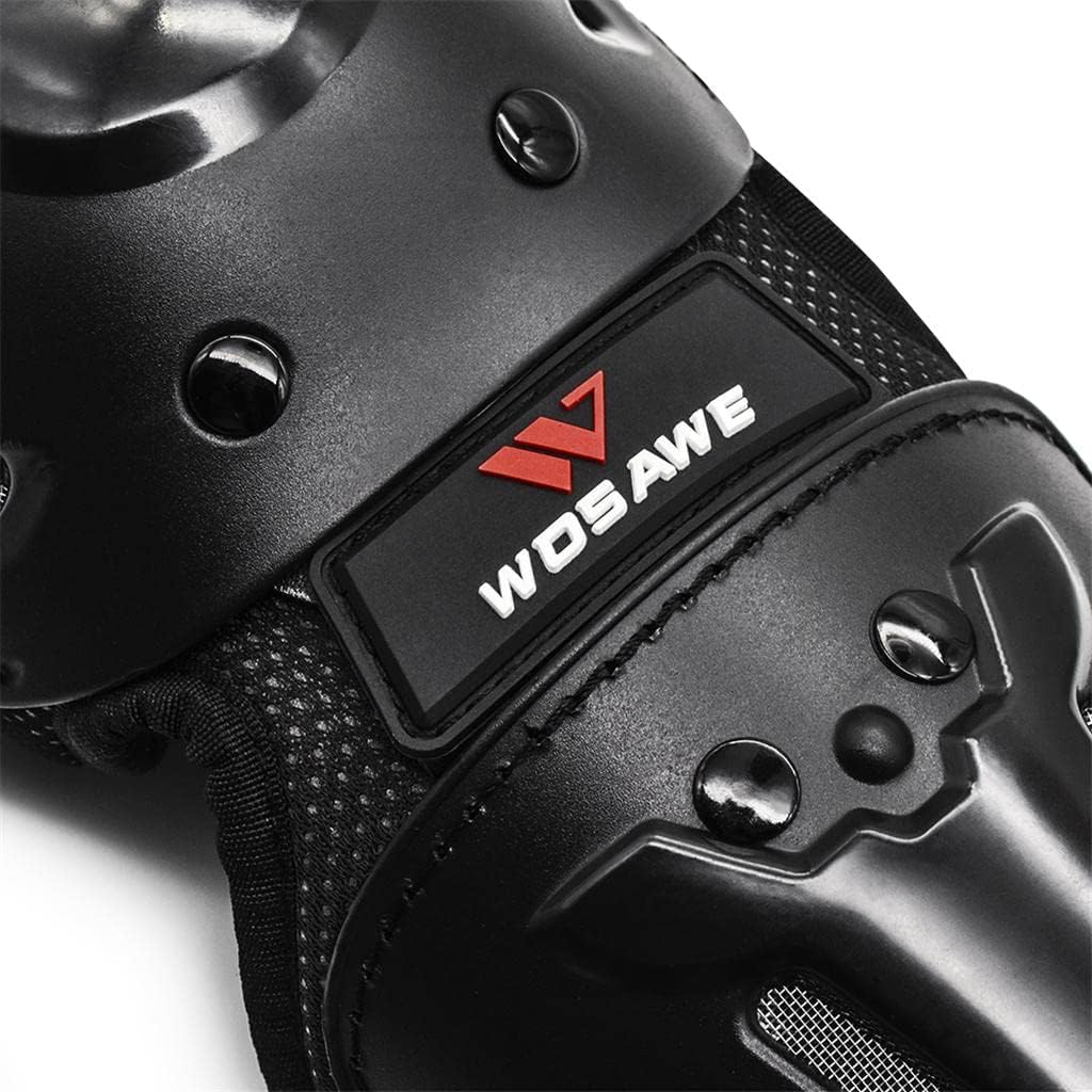 Rockible Motorcycle Knee/Elbow Pad Motorbike Motocross Knee Cap Arm Guard image number 4