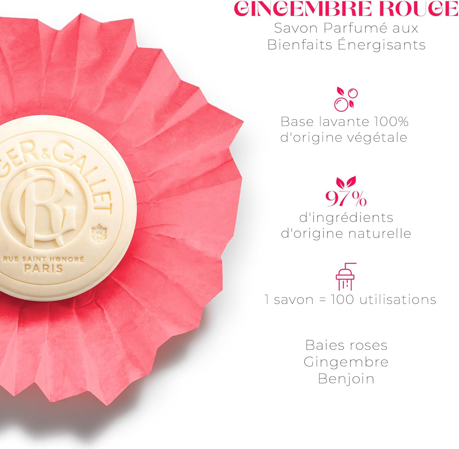 Roger & Gallet Wellbeing Soap Set - Rose for Unisex - 3 X 3.5Oz Soap image number 5