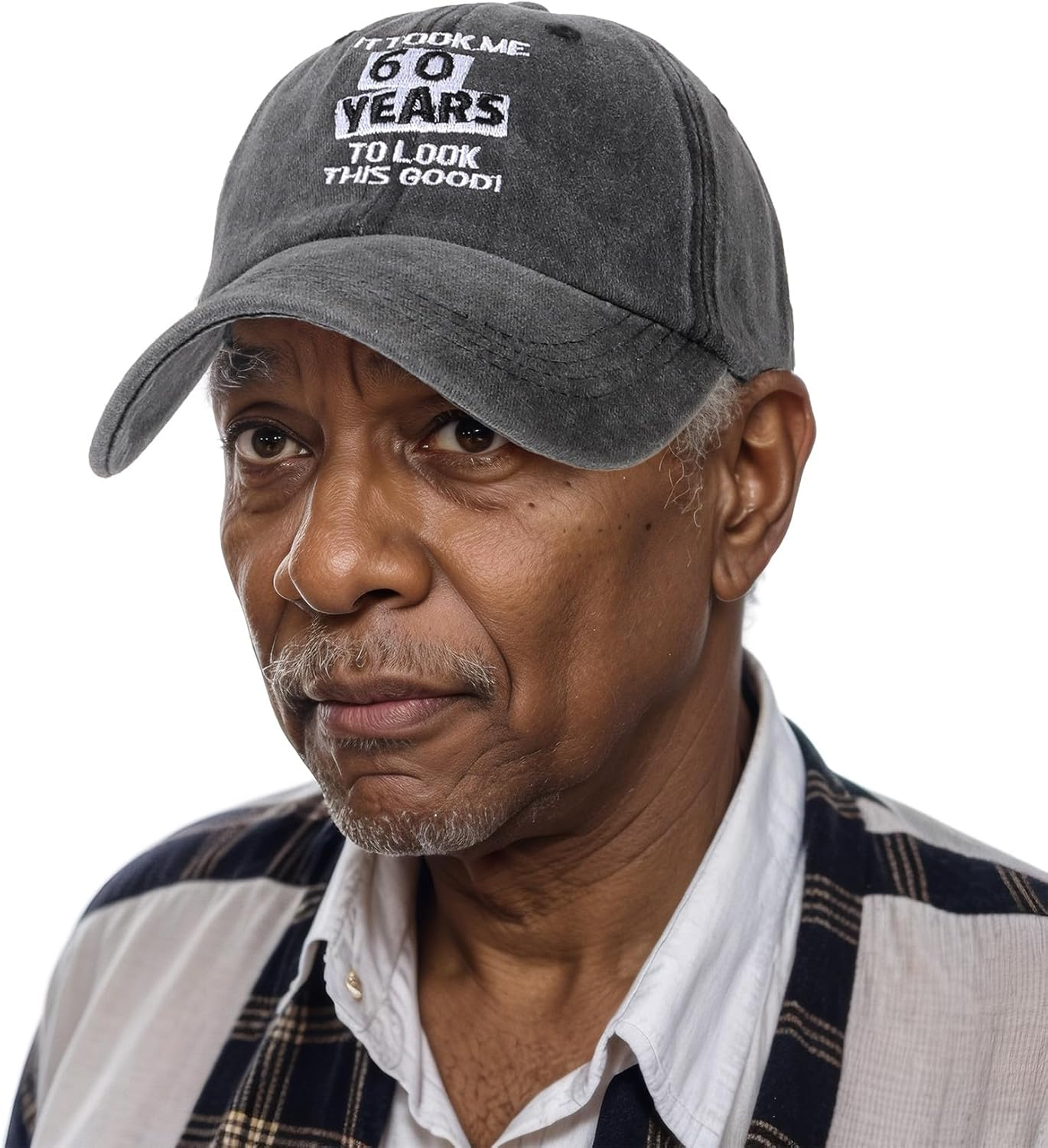 Funny Birthday Baseball Cap for Men &ndash; 40/50/60/70/80 Years Vintage Washed Adjustable Cotton Hat &ndash; Novetly Dad, Grandad, Husband