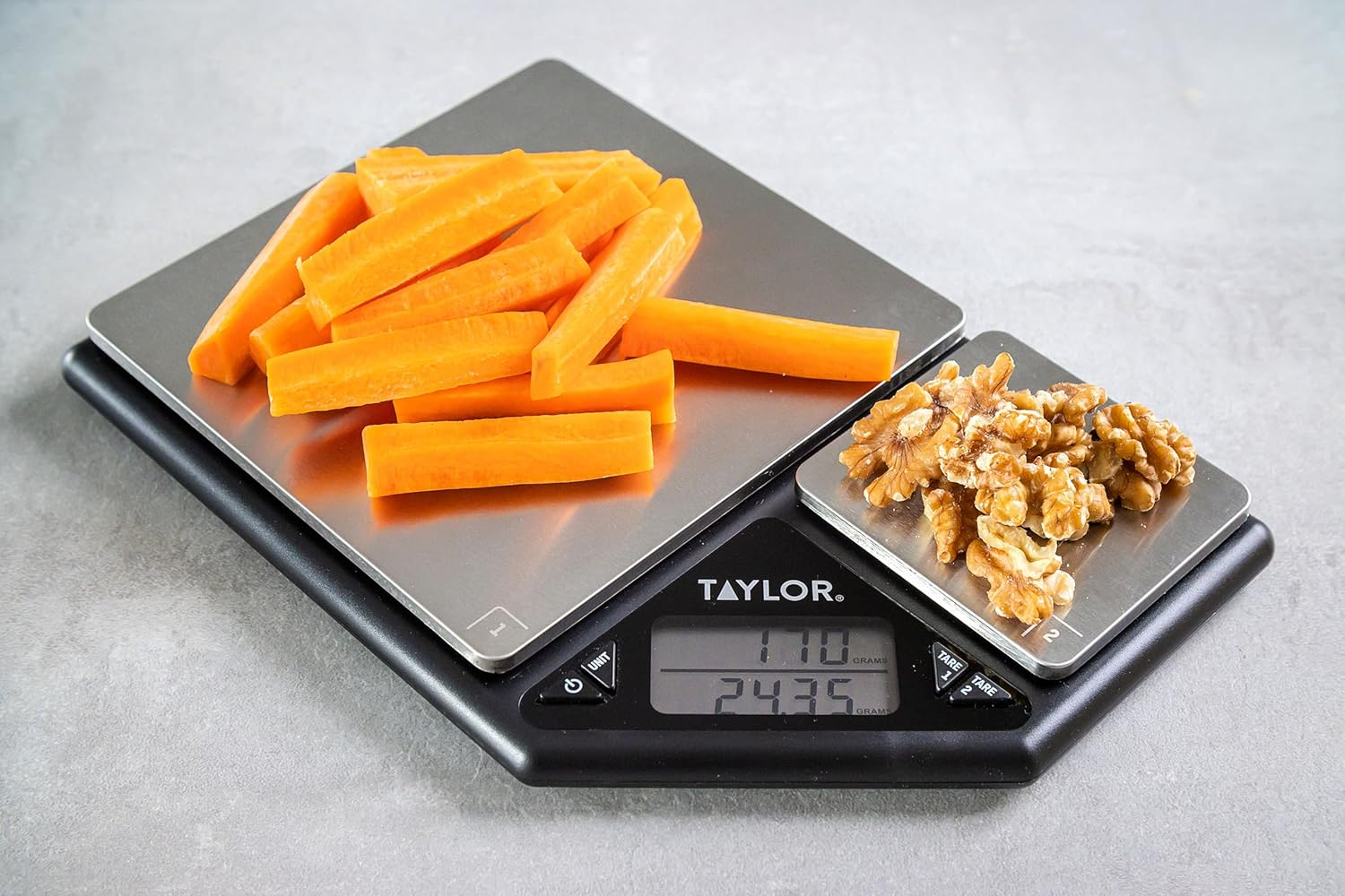 Taylor Dual Platform Digital Kitchen Scale, 5 Kg/500 G Capacity image number 3