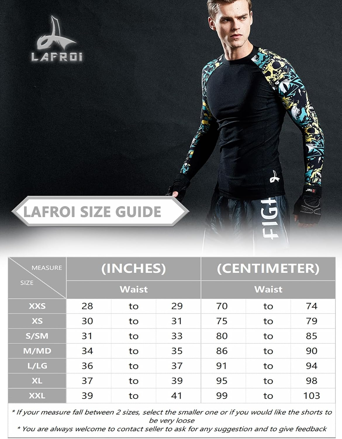 LAFROI Men'S MMA Cross Training Box Shorts Trunks Fight Wear with Drawstring and Pocket image number 3