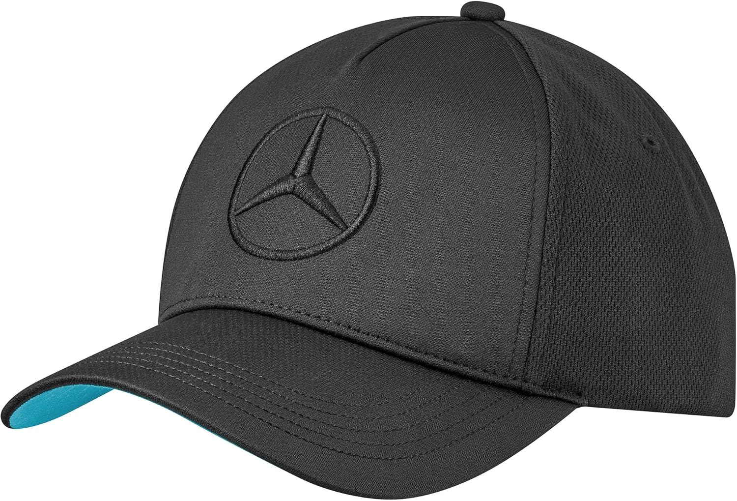 Mercedes-Benz Collection Genuine Cap Black Turquoise under Visor