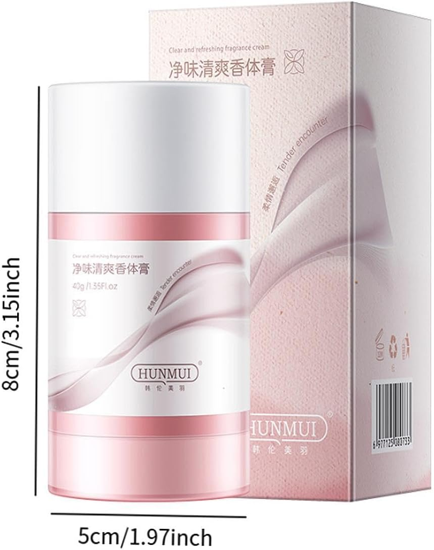 Kokiya Solid Perfume Bar, Solid Fragrance Deodorant 40G for Women, Fresh under Arms Mild Non Irritating Portable, Pink image number 6