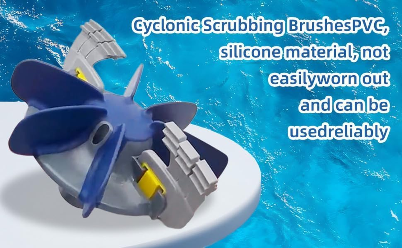 4-Pack Parts Srubbing Brushes R0714400 Compatible with Replace Dirty or Worn Brushes for Zodiac MX6, MX6 Elite, MX8, and MX8 Elite, Also Polaris MAXX, Atlas, and Atlas XT image number 1