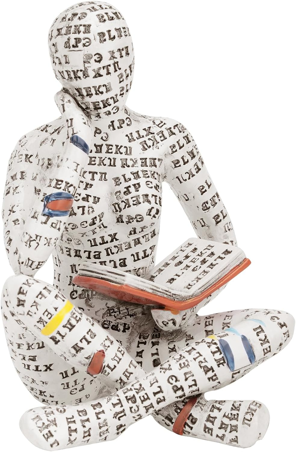 Puthiac Home Decor Accents - Reading Woman Figurine Sculpture Thinker Statue - Modern Abstract Home Decor for Living Room, Office, Bedroom - Elegant and Aesthetic Decoration Statue 07 image number 4