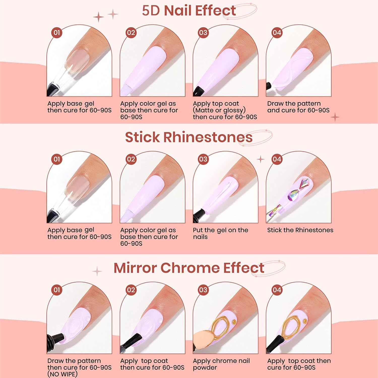 Sculpting Nail Gel | Clear 5D Fingernail Art Gel | Clear Nail Sculpting Molding Glue for Women Girls Beginners Professionals Salon Home Party Wedding Halloween Christmas