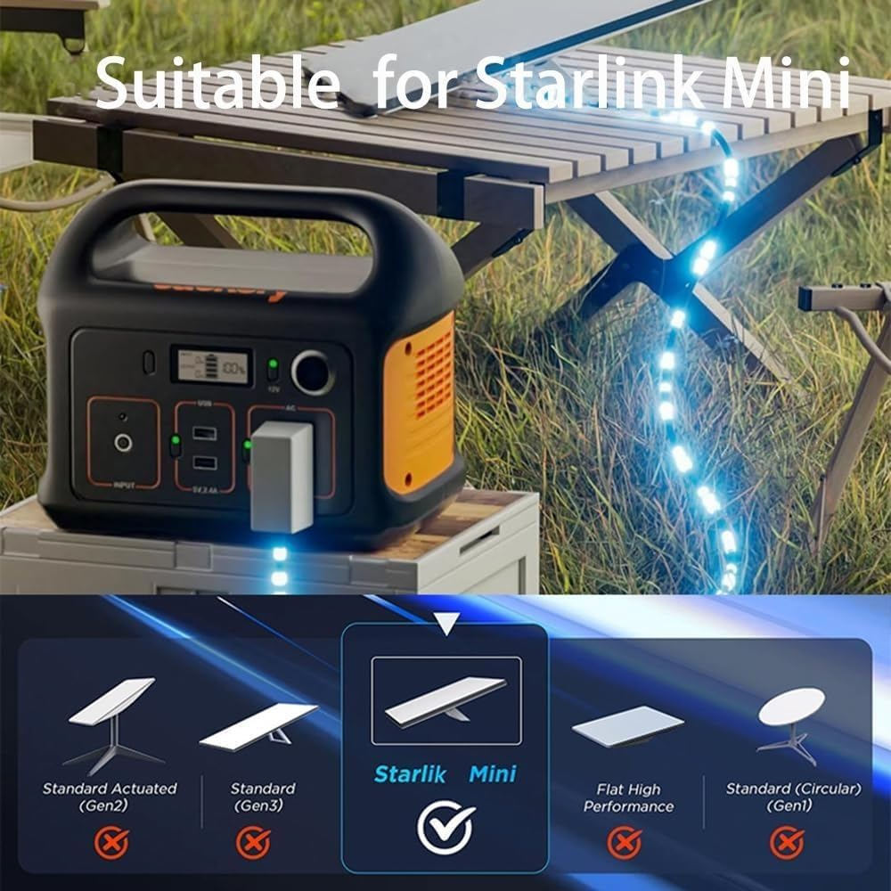 DC Power Cable for Starlink Mini Replaces the Dual-End Starlink Cable for DC Lighter image number 4