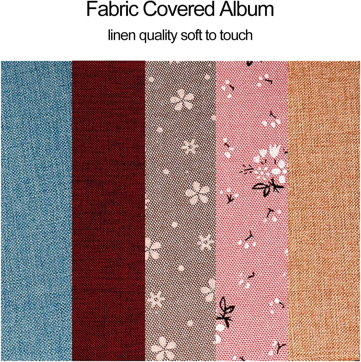 4X6 Photo Album, Linen Cover Picture Book | Memory Book for Wedding, Family, Baby, Holiday, Preserve and Display Memories image number 3