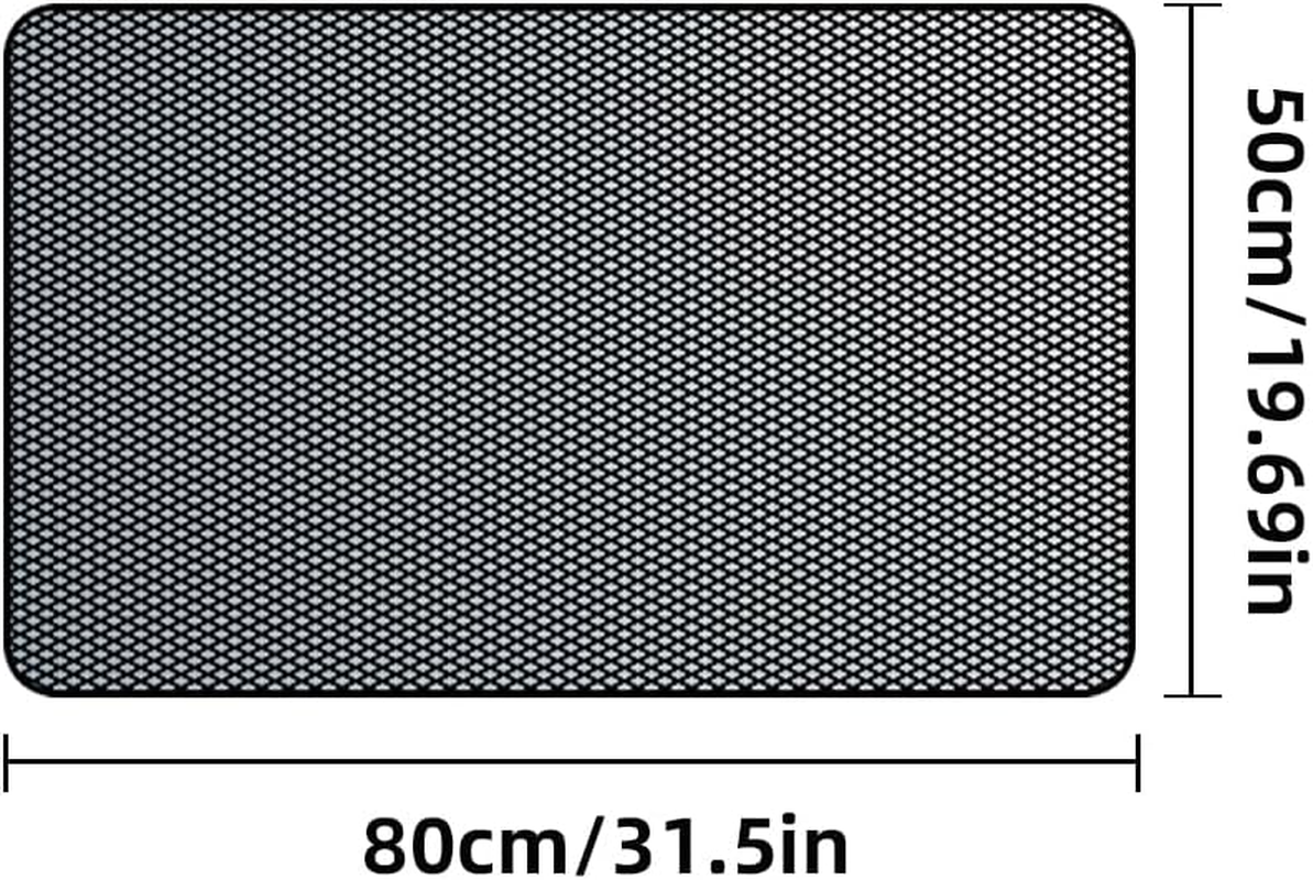 Skycabin 2 Pack Car Side Rear Window Sun Shades, 7D Reflective Carbon Fibre Mesh Side Window Car Shade for Protecting Kids&Children,Car Back Windows Cover for Car, Truck, SUV, Van image number 1