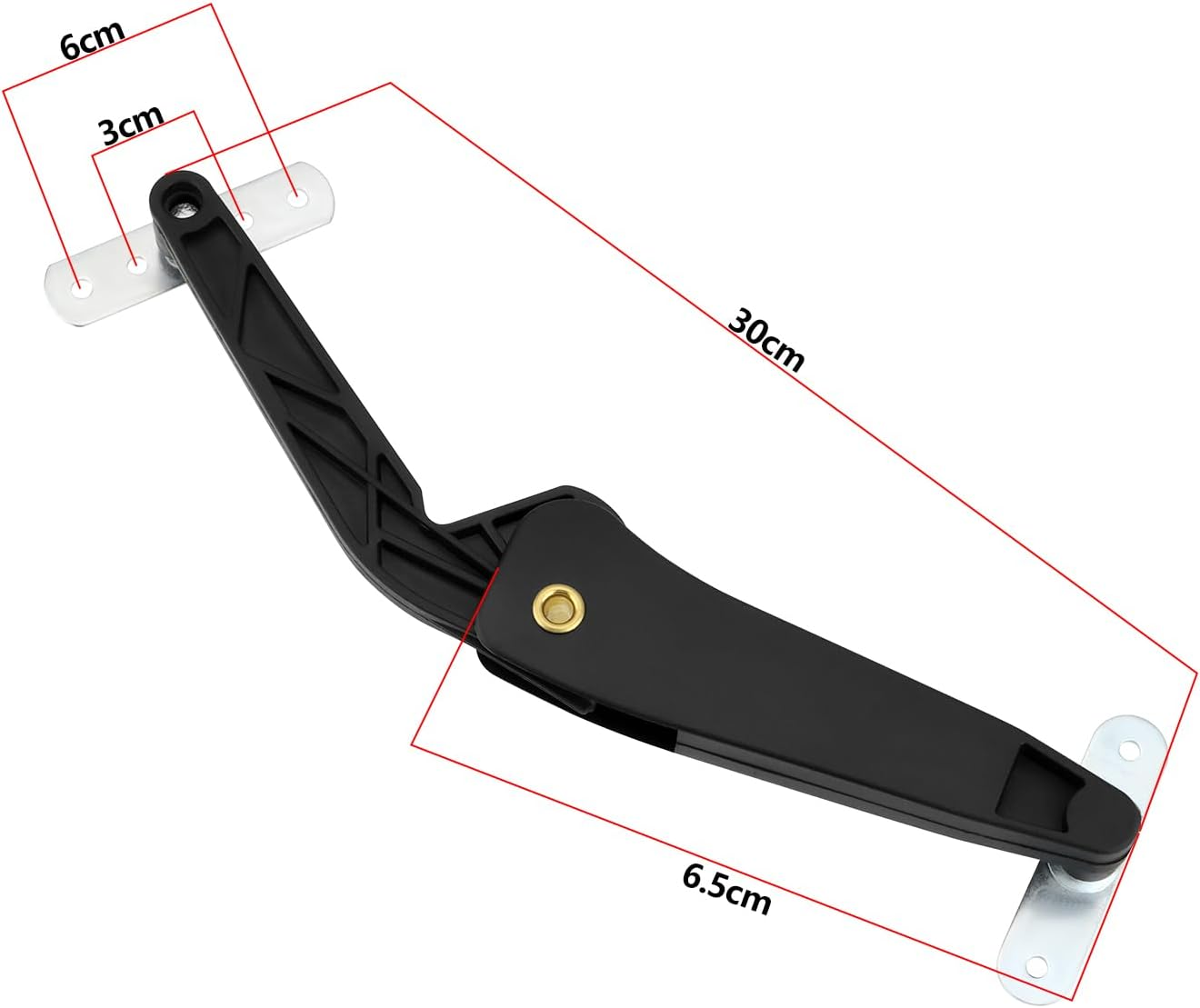 VGOL 1Pc Roof Box Lid Lifter Spare with Holder for Lid Hinge Repair Replacement Part 1500054111 Compatible with Thule Motion XT XXL Black image number 6