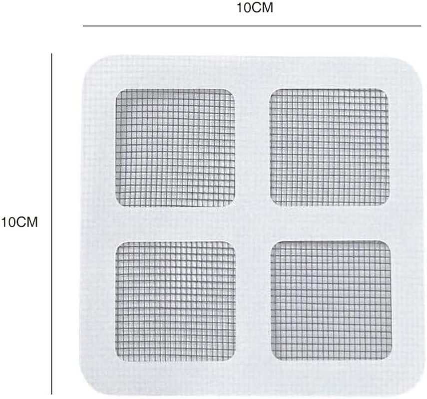 AIMALL 12PCS Fly Screen Net Repair Tape Patch Adhesive Door Curtain for Mending Holes Set - Durable Polyester Door & Window Net Patch Kit for Mending Tears & Holes image number 4