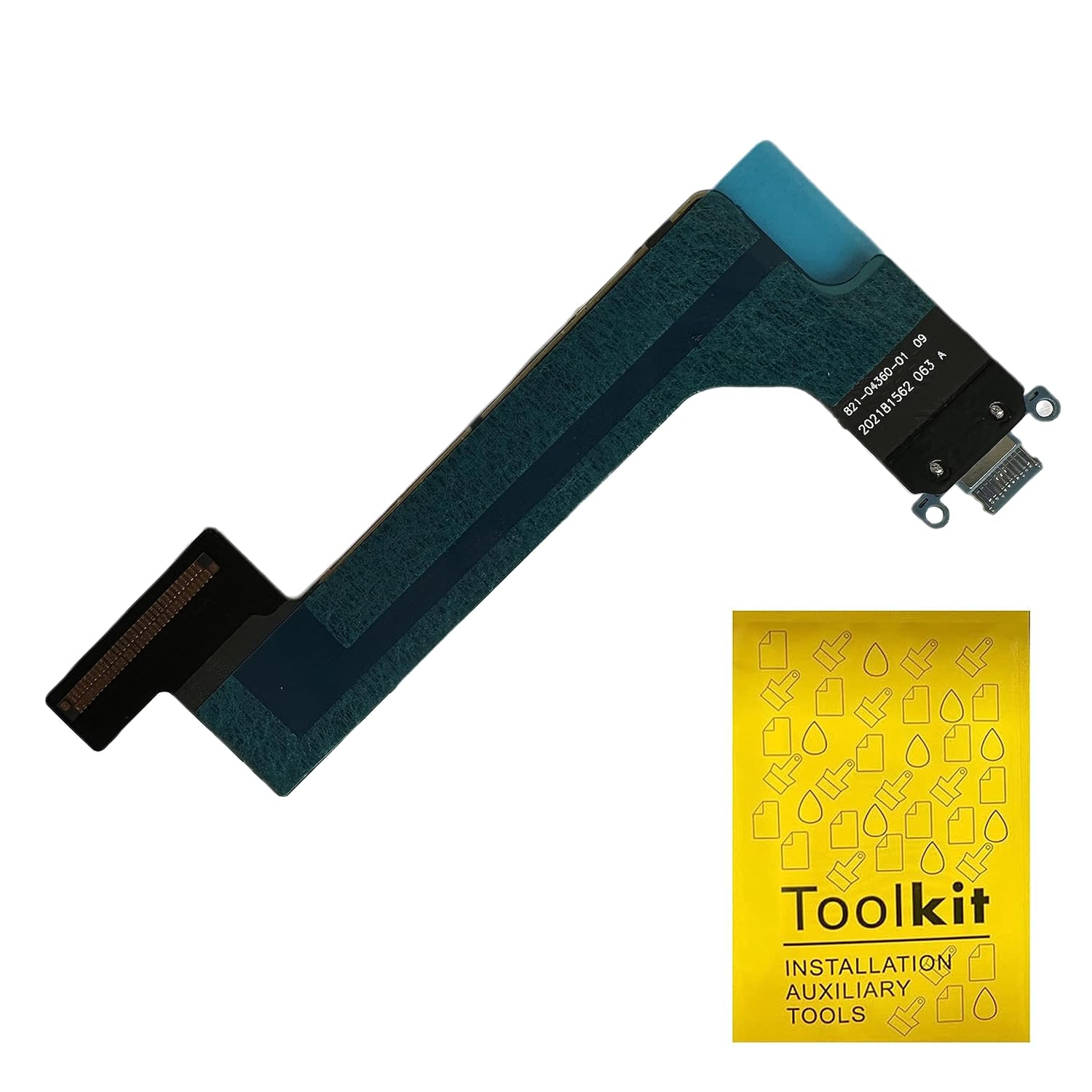 Tphaelay Dock Connector Replacement Compatible with Ipad 10 10Th Generation 2022 A2696 10.9 Inch Charging Port Replacement Assembly Flex Cable(Blue,Wifi Version)