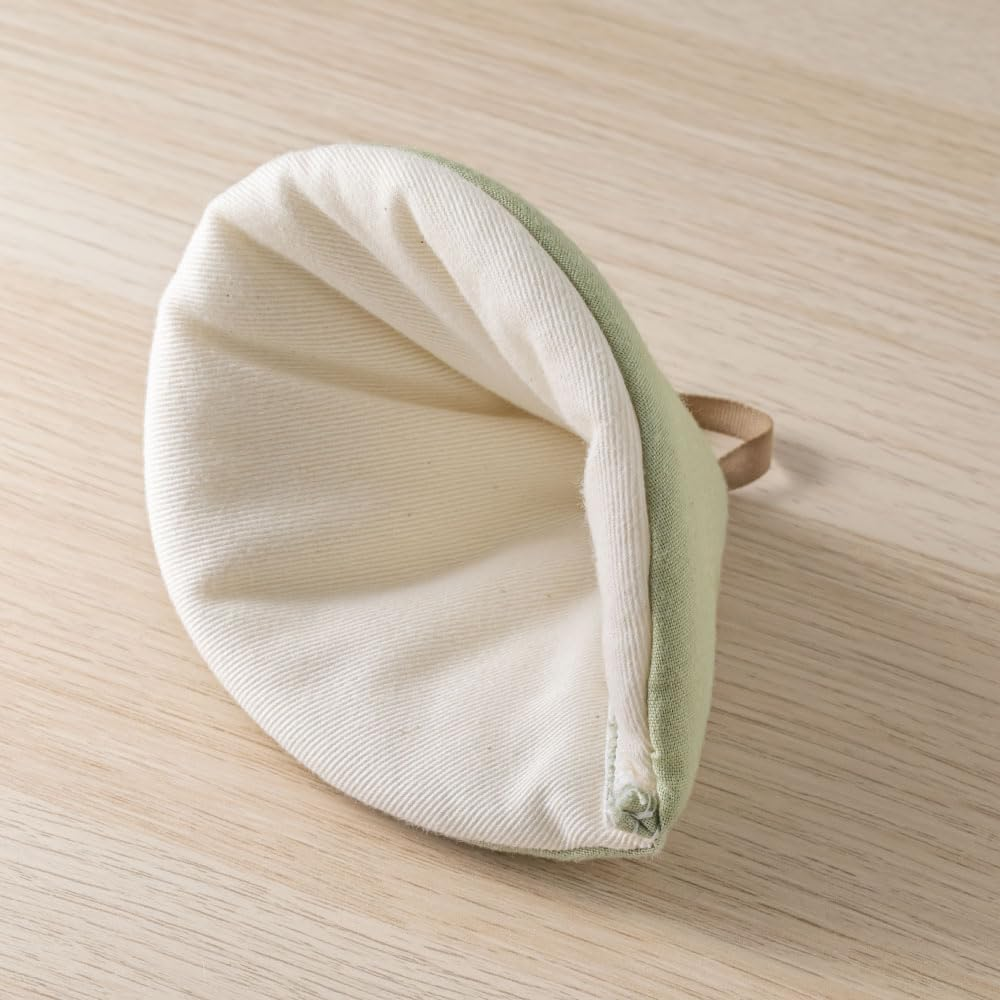 &NE NHK-225-NLGR Triangle Potholder, Natural Green, 4.9 X 3.5 Inches (12.5 X 9 Cm) - Bat Coral image number 5