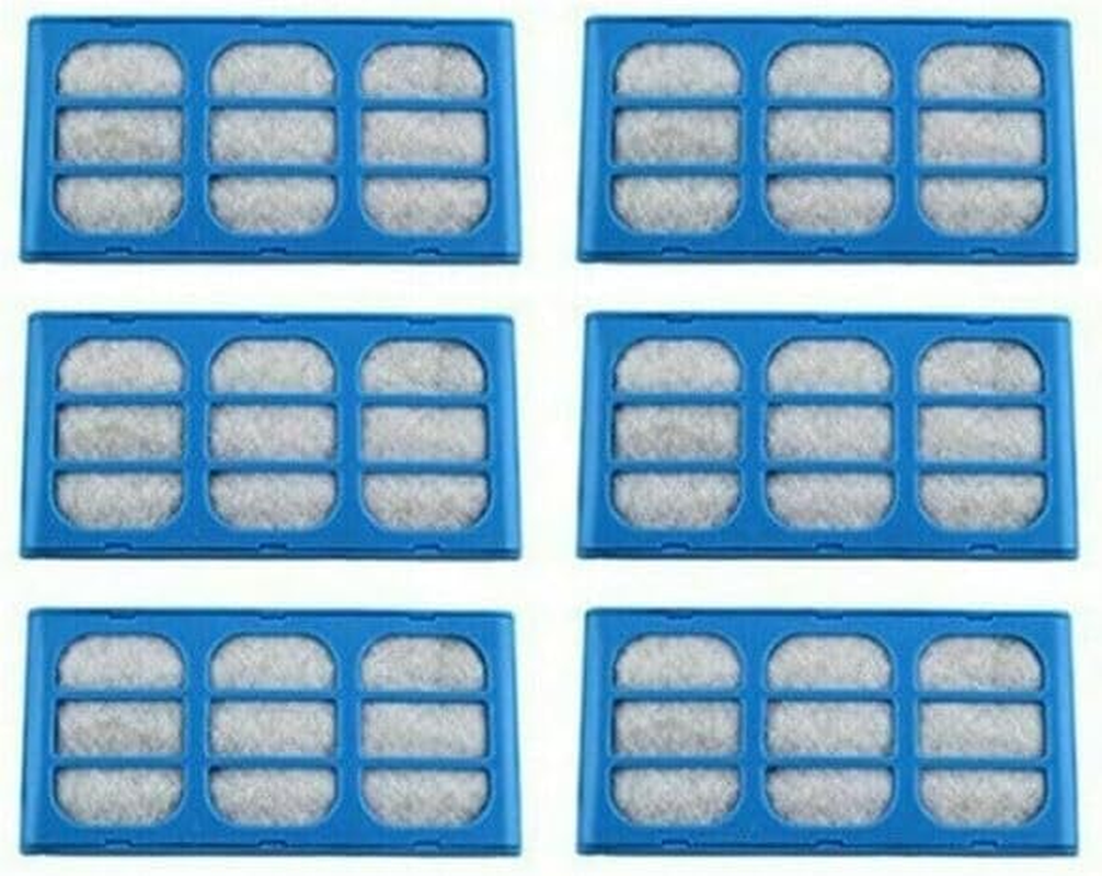6PCS Water Filter Cartridges Set Water Fountain Filters Replacement Filters for Pet Mate Cat Mate Blue image number 2