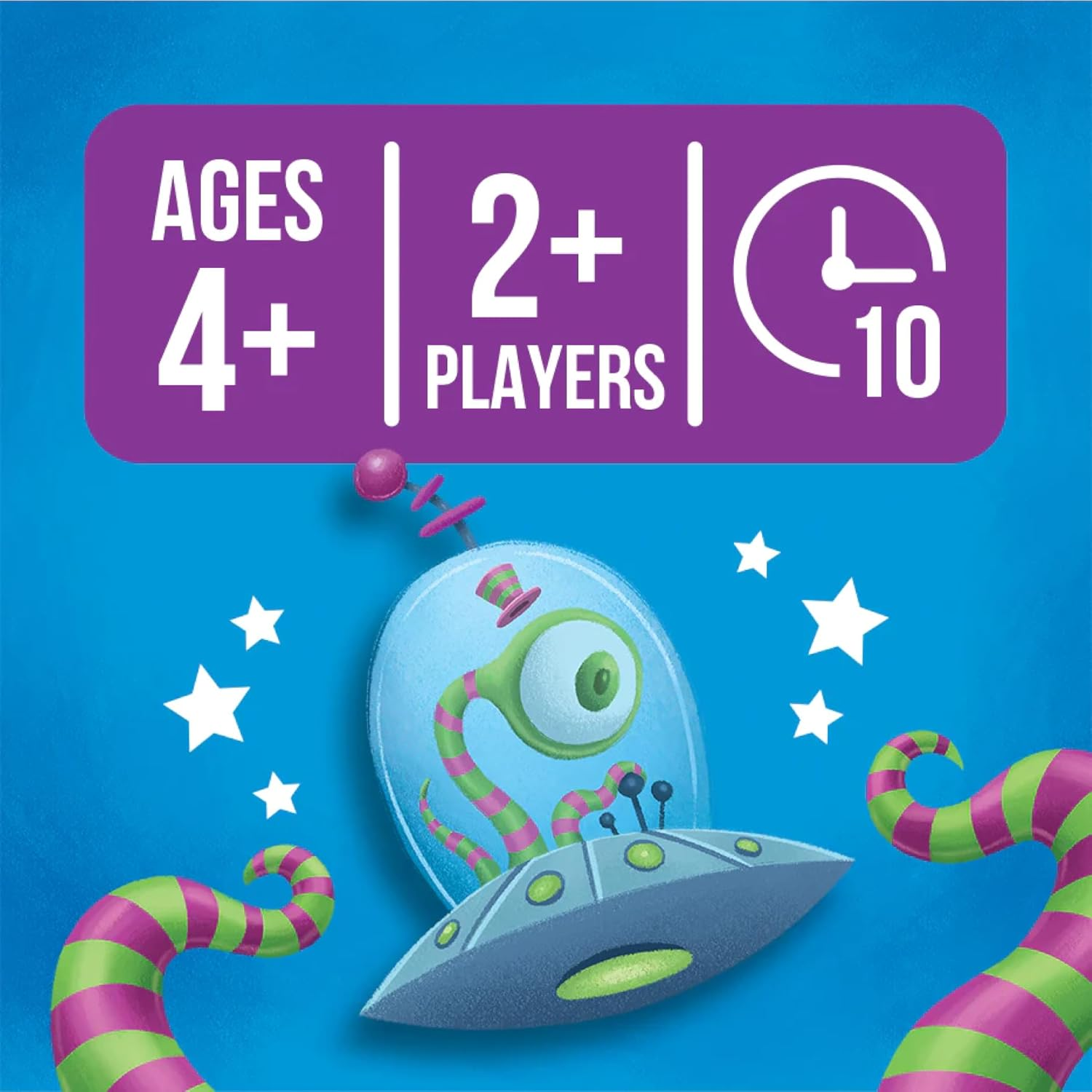 Exploding Kittens My Parents Might Be Martians - Family Card Game with Timer and Megaphone Included - Illustrated Board Game for Kids - Designed for Kids and Family in Mind image number 5