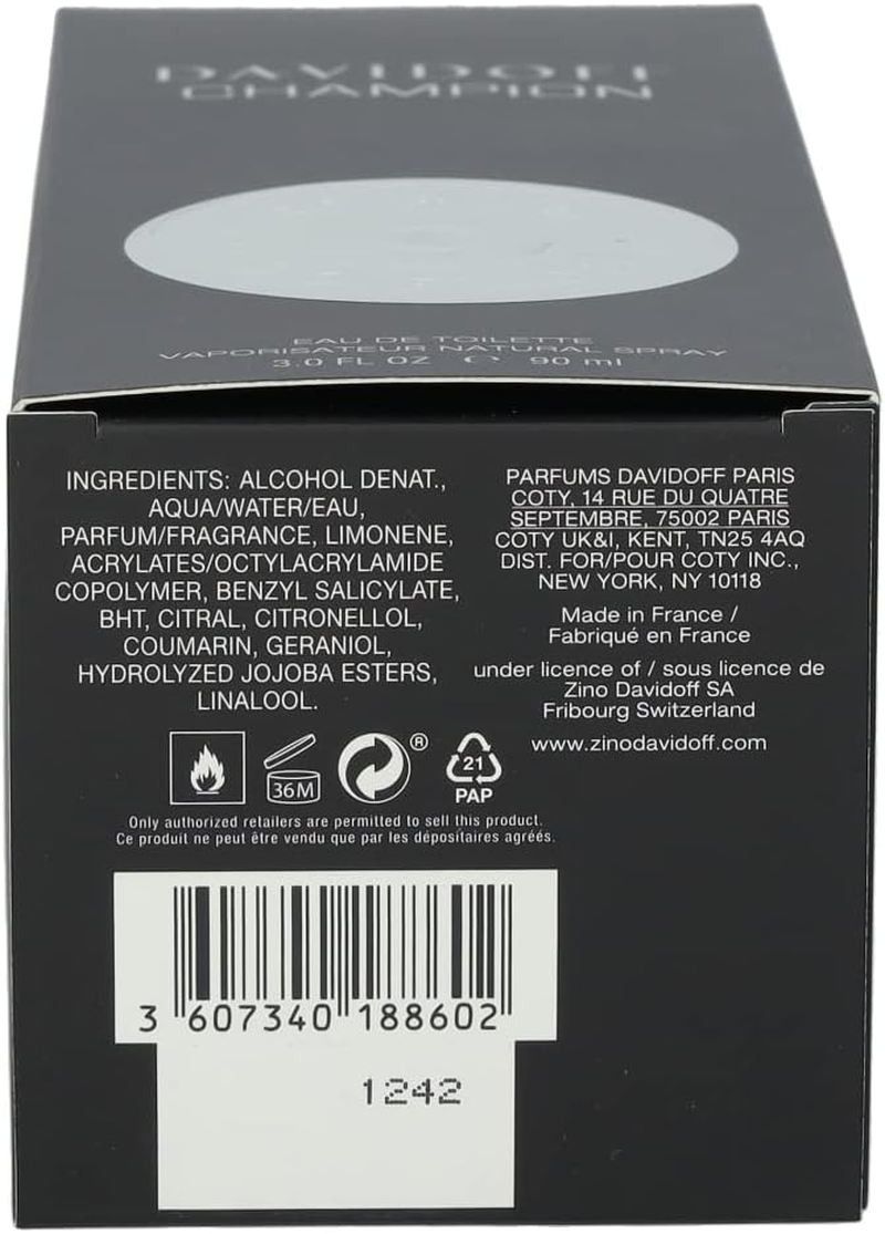 Champion Eau De Toilette Spray 90Ml/3Oz image number 2