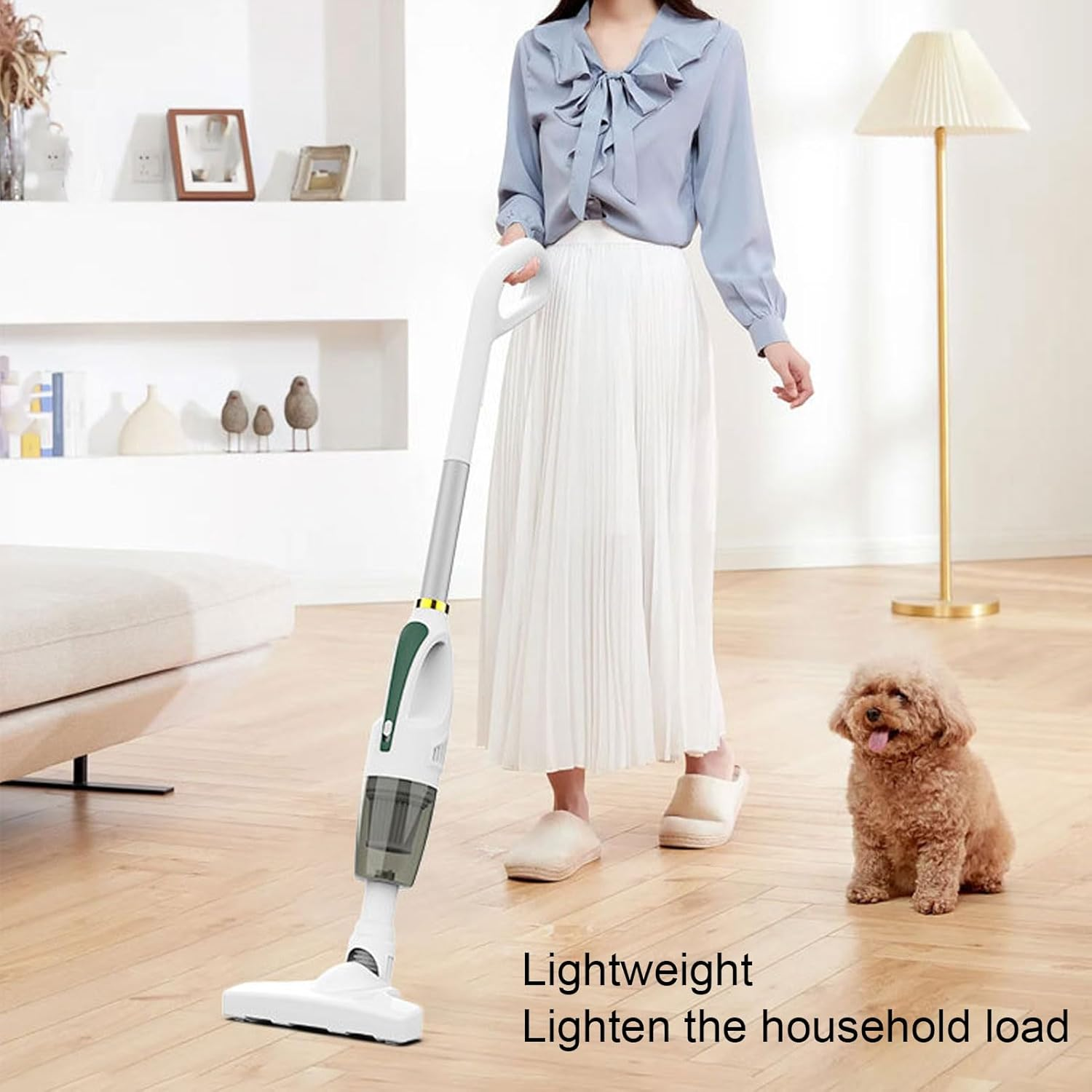 Cordless Vacuum Cleaner, High Power Stick Handheld Vacuum with Strong Suction, Rechargeable & Portable, Large Dust Bin, Multi Brush Configuration, for Home Car Pet Hair image number 6